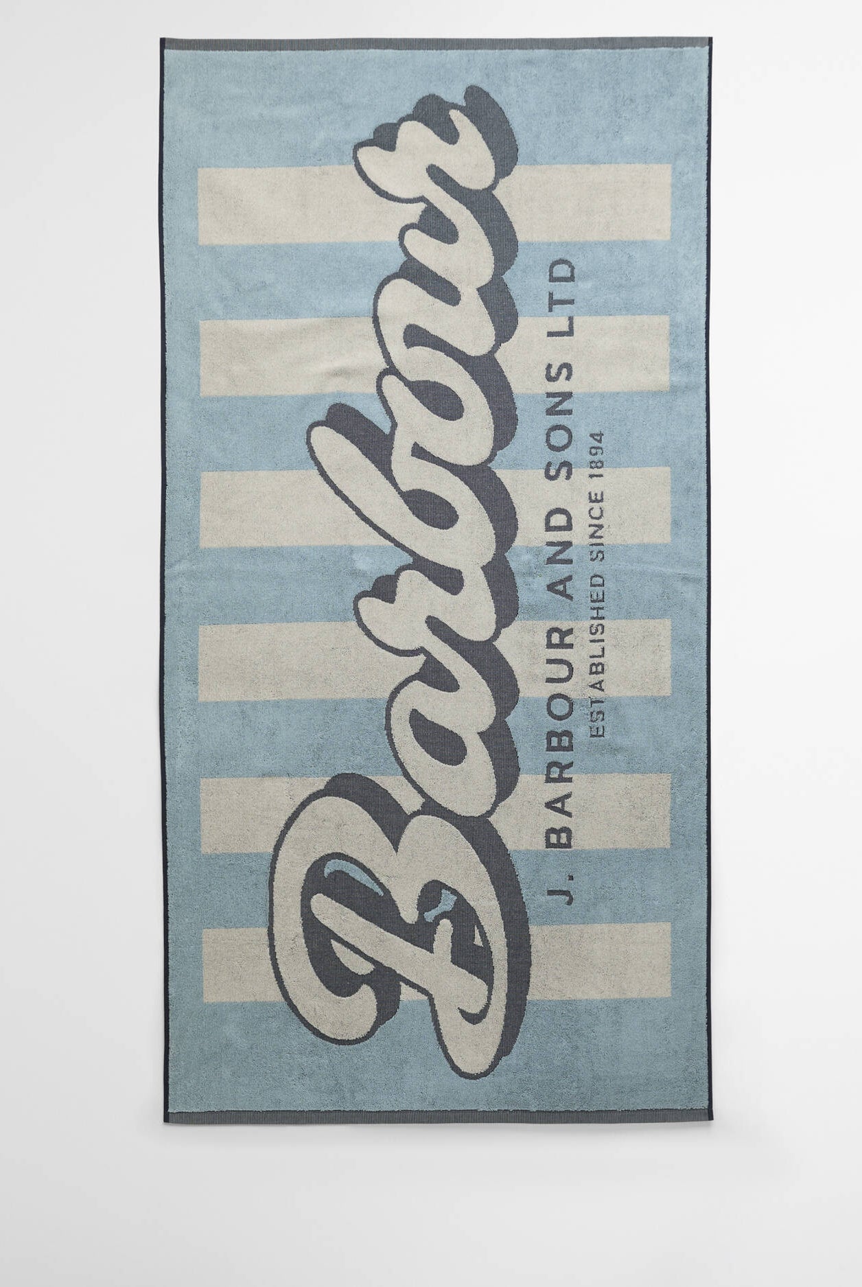 Barbour Surf Blue Archive Beach Towel #Colour_Surf Blue