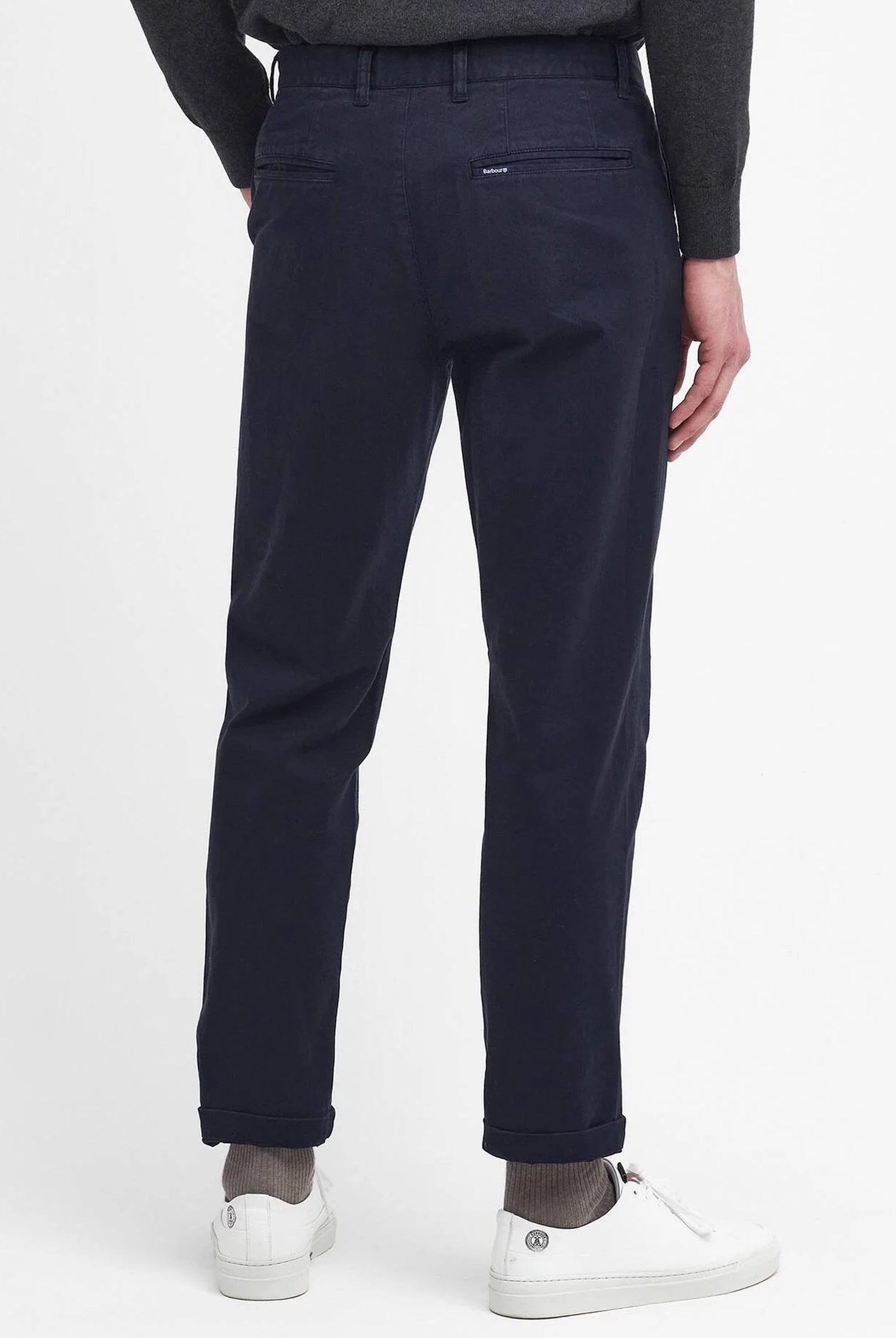 Barbour Washed Twill Tailored Trouser #Colour_Navy