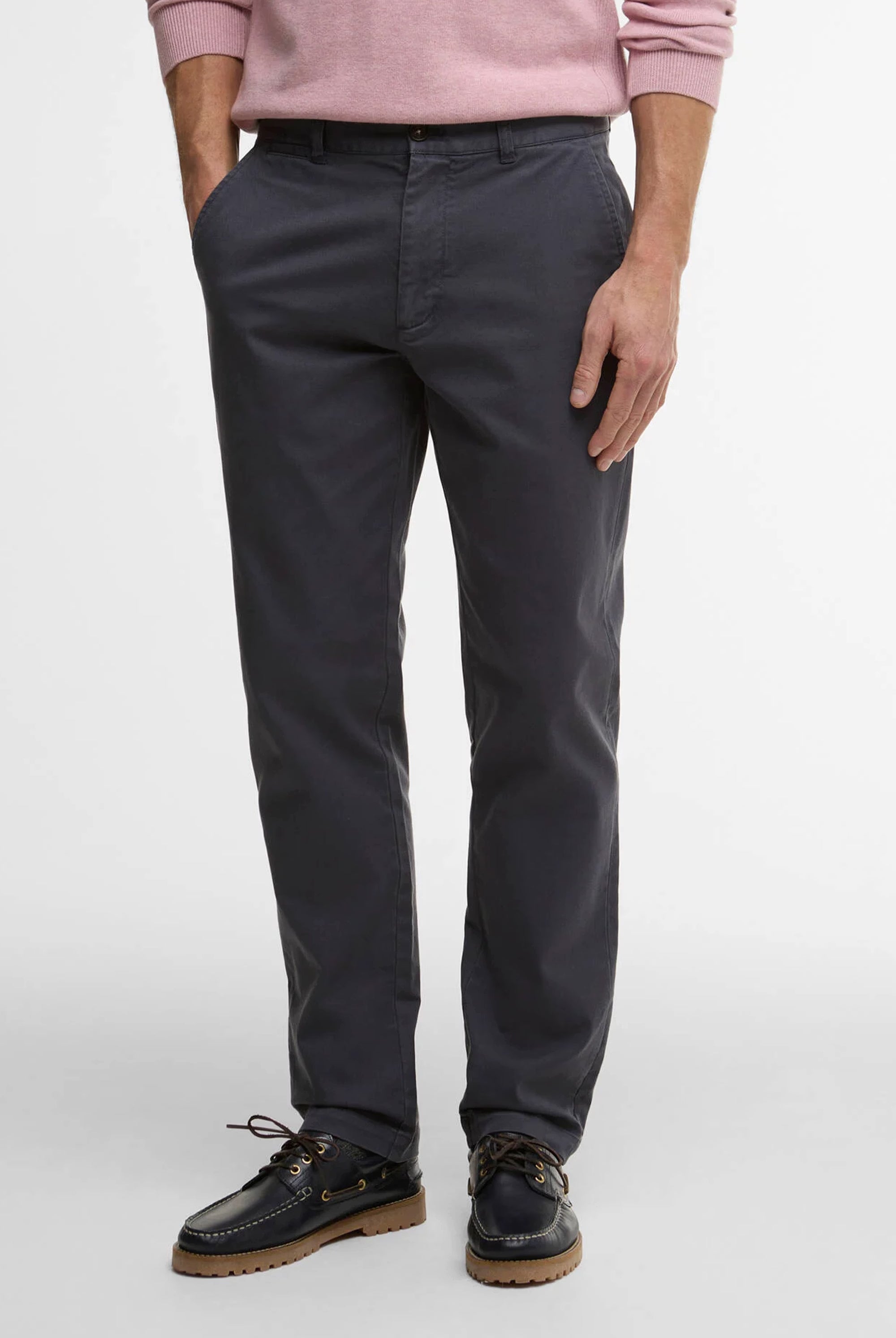 Barbour Washed Twill Tailored Trouser #Colour_Washed Navy