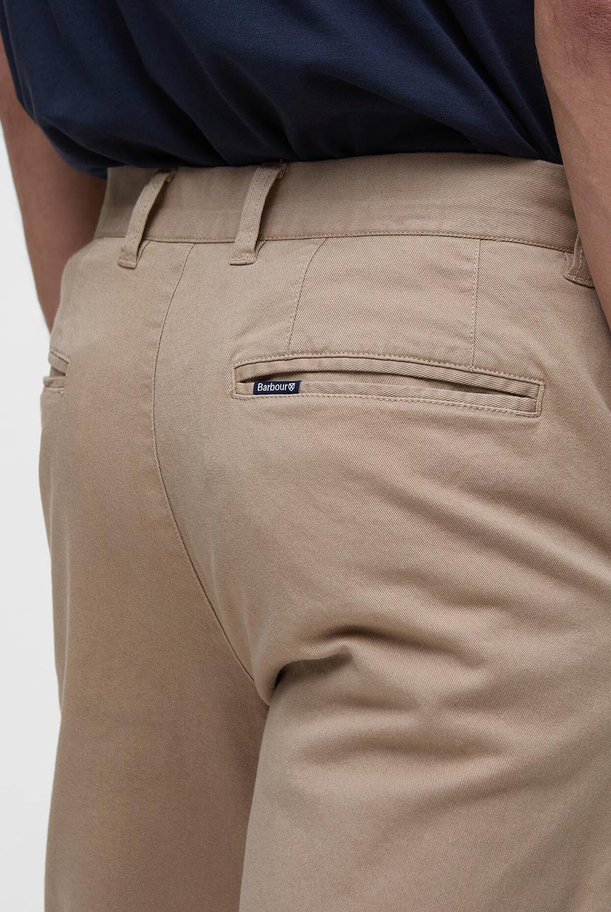 Barbour Washed Twill Tailored Trouser #Colour_Washed Stone