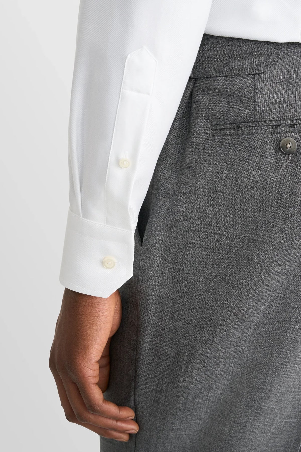 Textured Twill Effect Shirt