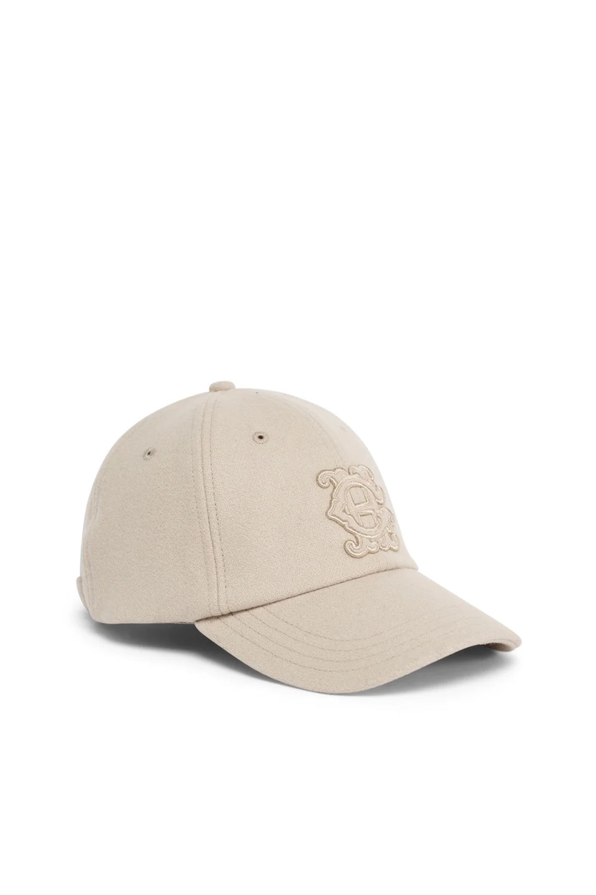 Holland Cooper Wool Heraldic Cap #Colour_Cream