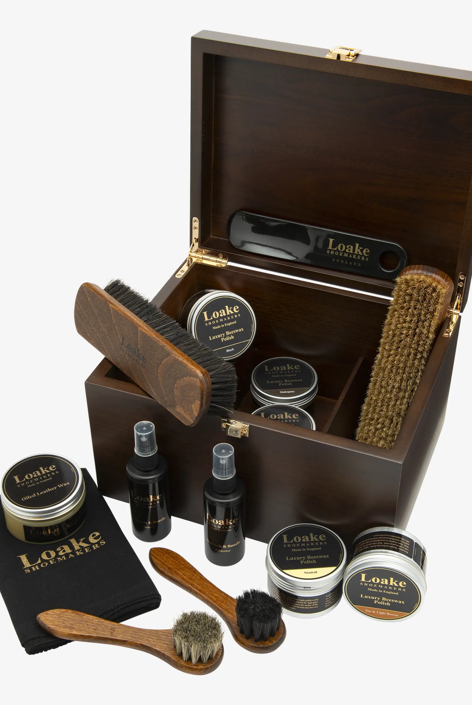 Loake Wooden Valet Box #Colour_