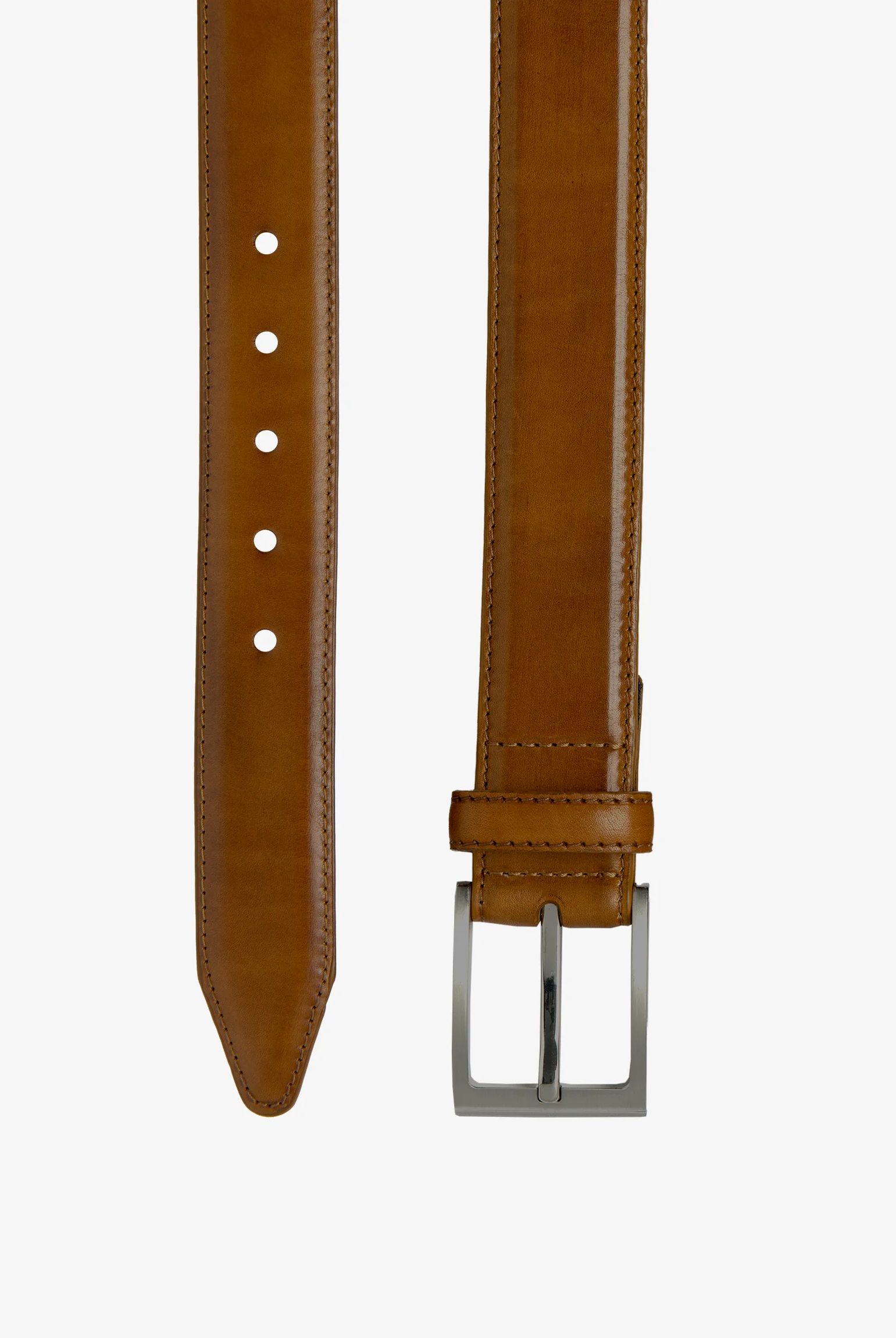 Loake Tan Philip Leather Belt #Colour_Tan