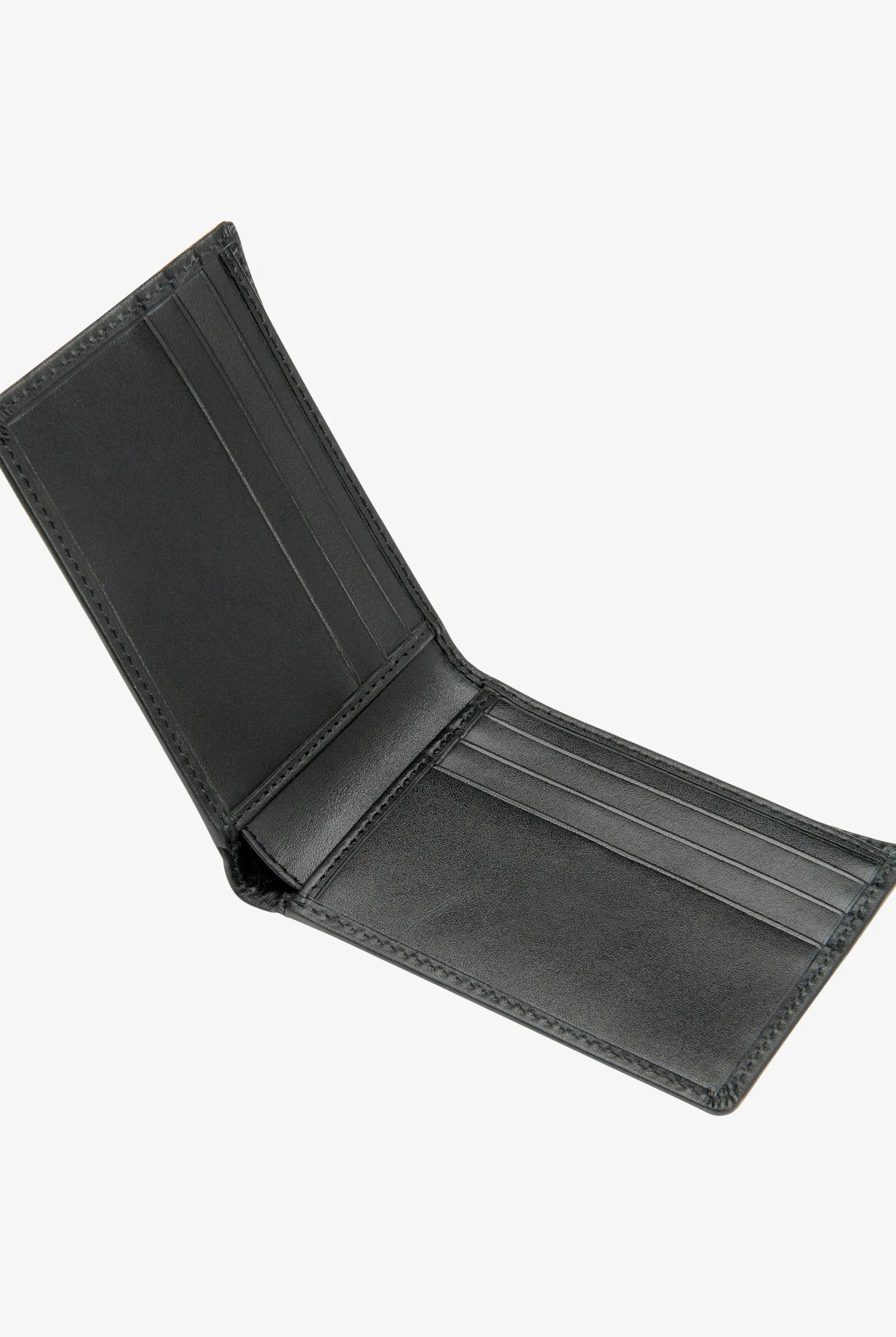 Loake Black Aldgate Card Wallet #Colour_Black
