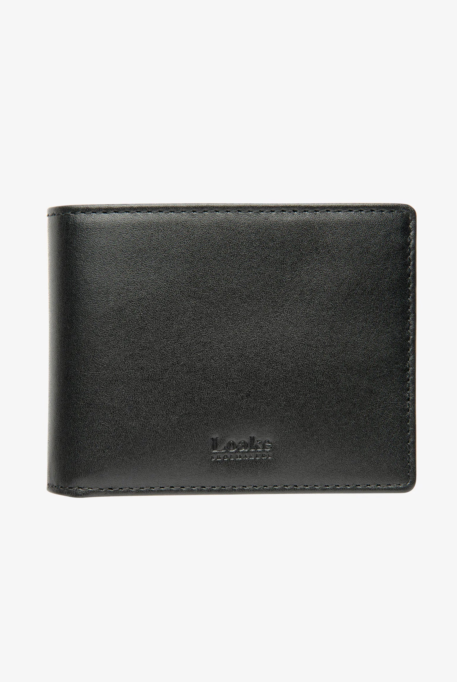Loake Black Aldgate Card Wallet #Colour_Black