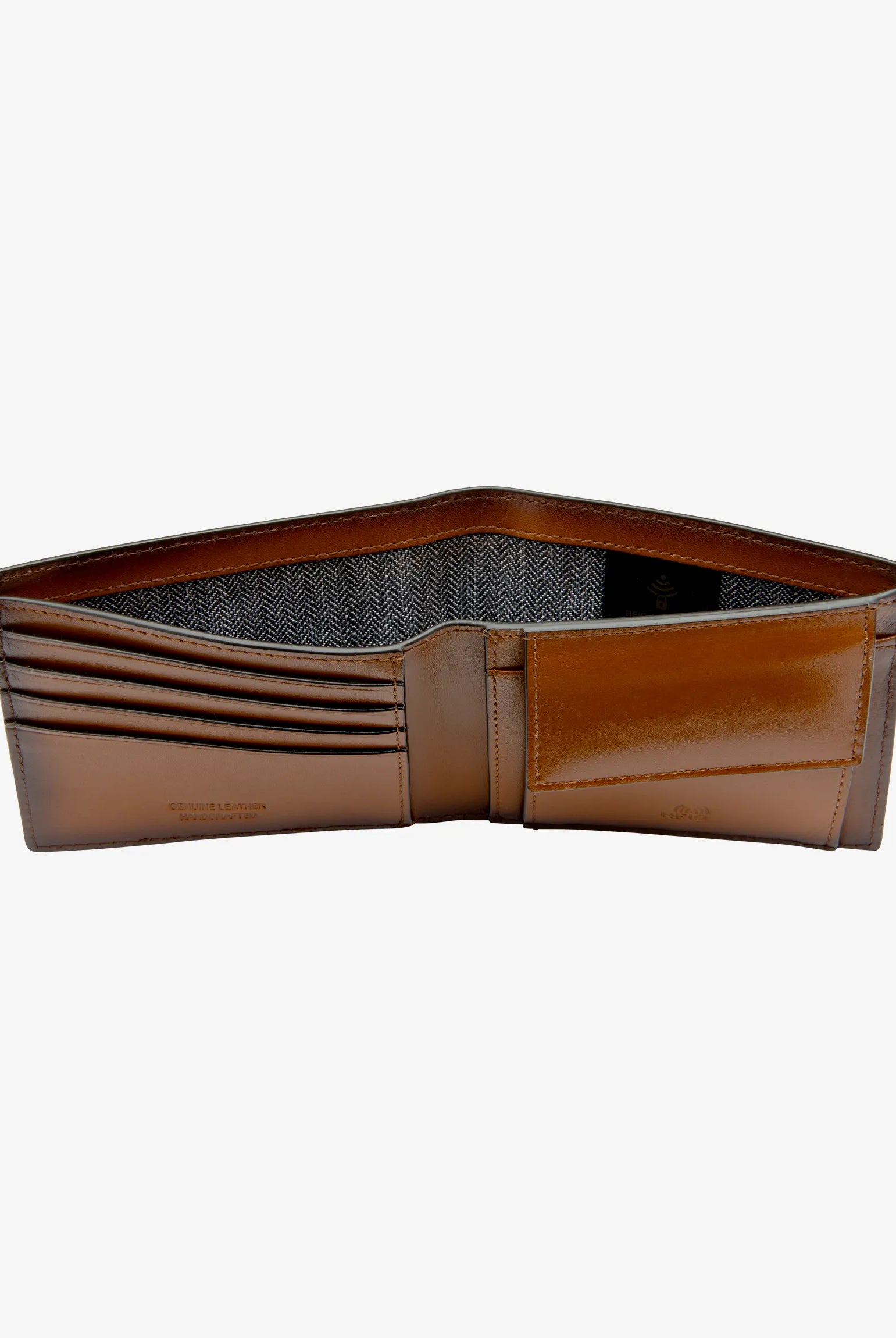 Loake Whiskey Barclay Card & Coin Wallet #Colour_Whiskey