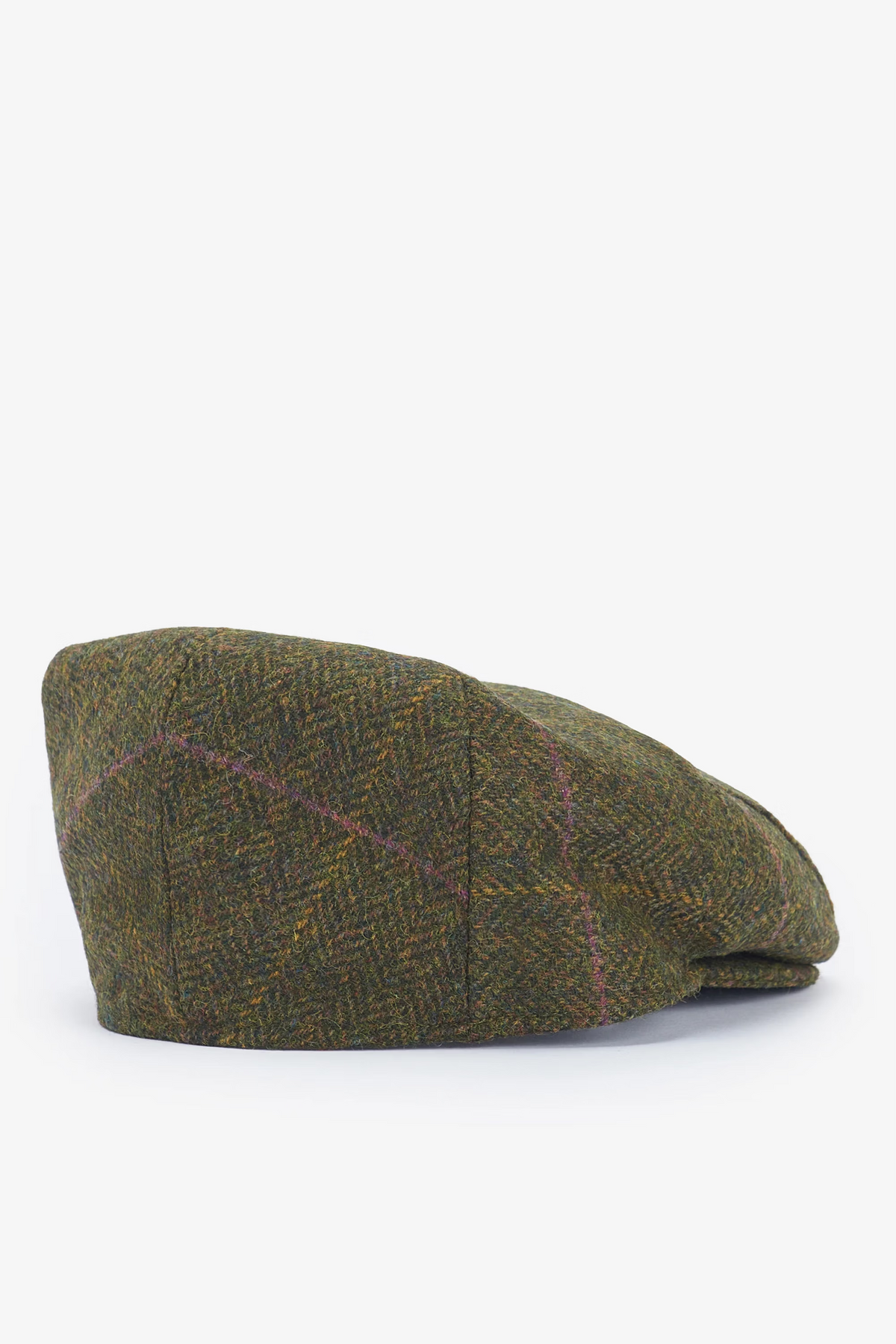 Barbour Crieff Flat Cap #Colour_Olive/Purple/Yellow