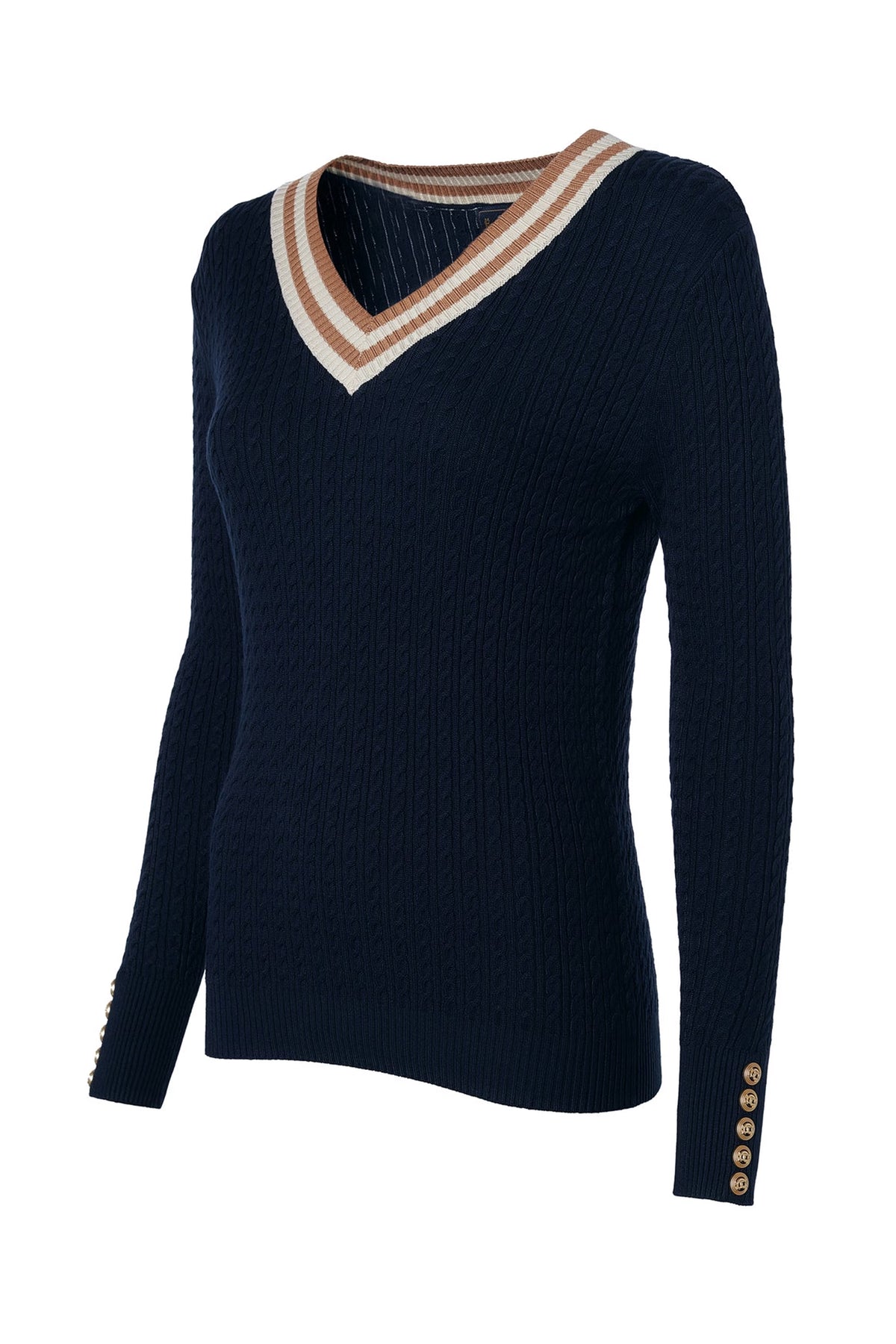 Holland Cooper Zoe Knit #Colour_Ink Navy