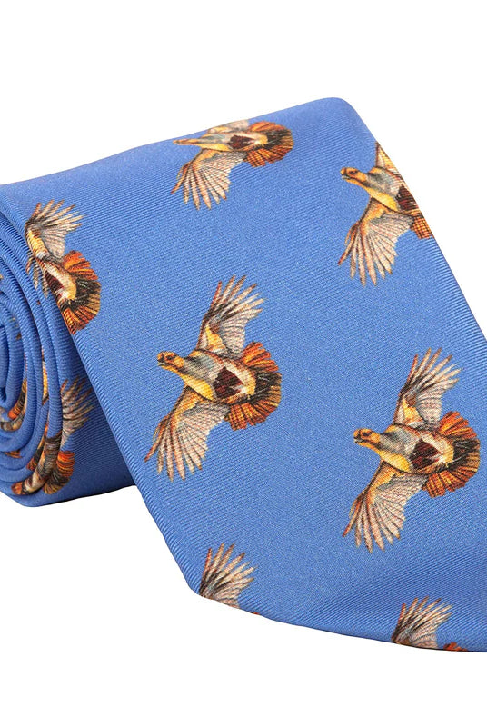 Clare Haggas Silk Tie High Flyer #Colour_Cobolt Blue