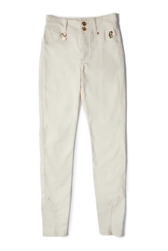 Holland Cooper Jodhpur Jean in Hunter Green #Colour_Oatmeal