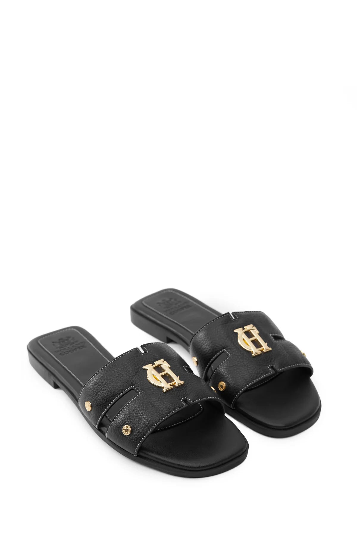 Holland Cooper Monogram Slides #Colour_Black