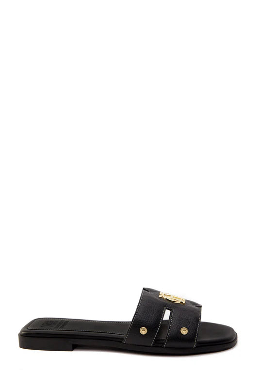 Holland Cooper Monogram Slides #Colour_Black