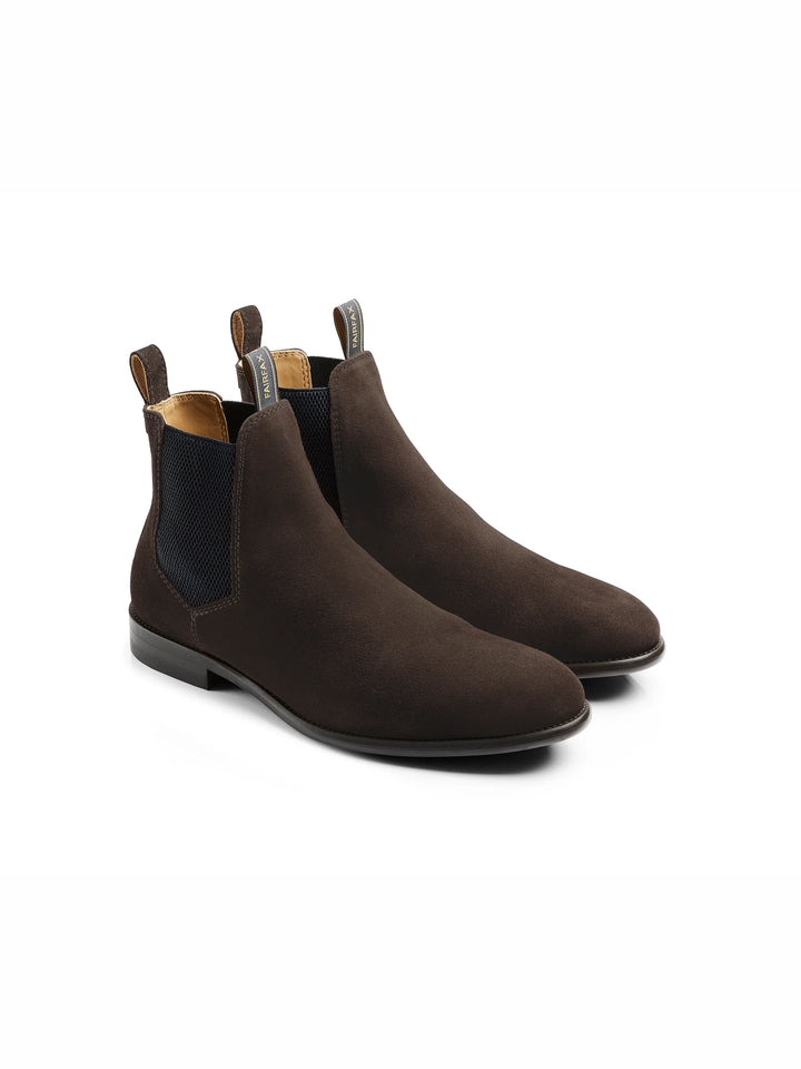 Fairfax & Favor Chocolate Mens Chelsea Boot #Colour_Chocolate