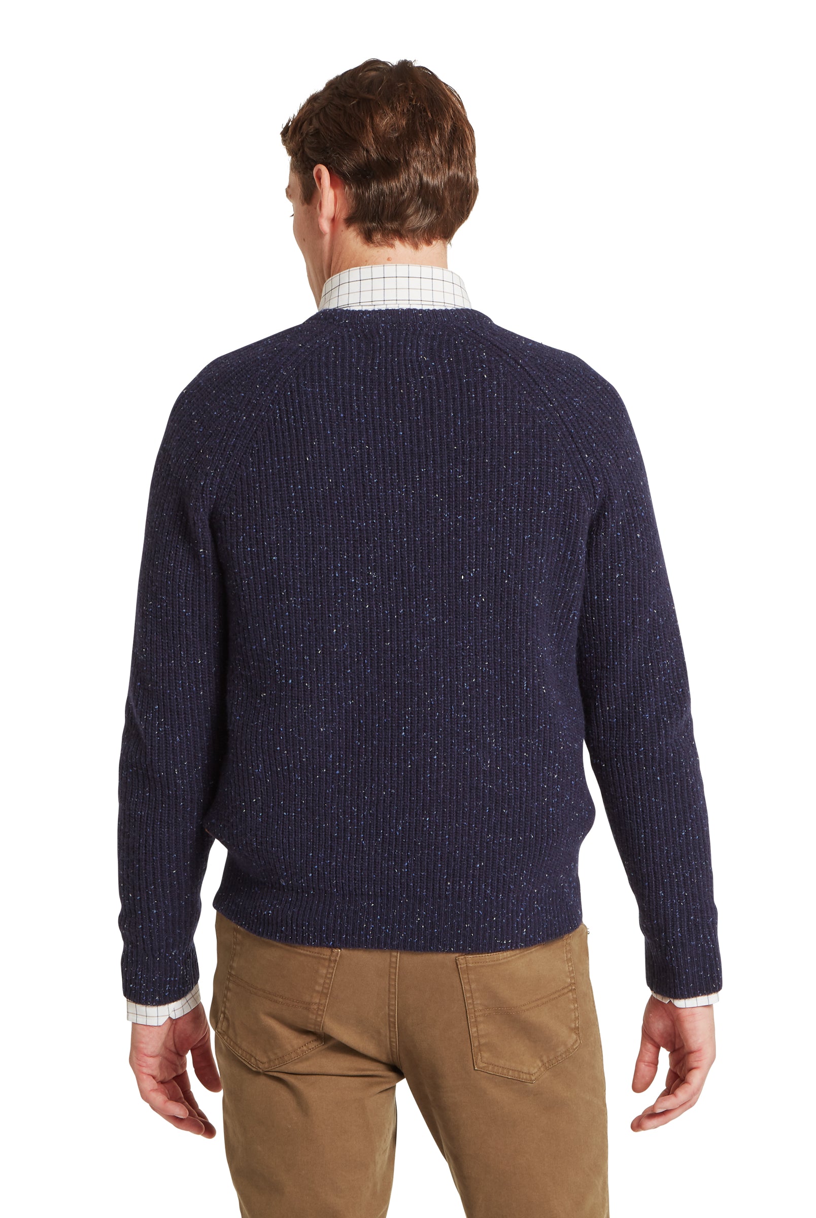 Schoffel Balmaha Crew Neck Jumper #Colour_Blueberry