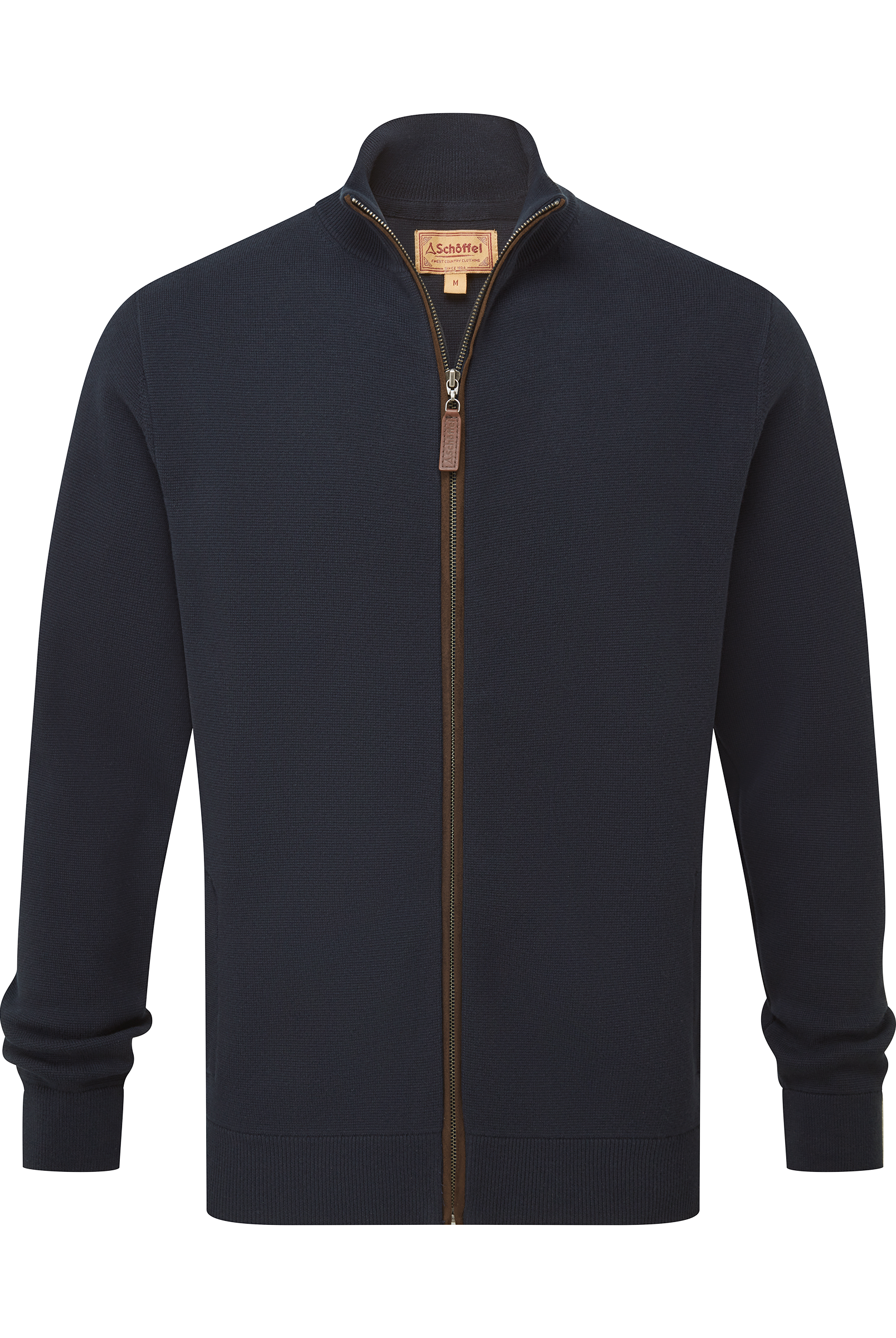 Schoffel Marlow Full Zip Jumper #Colour_Navy