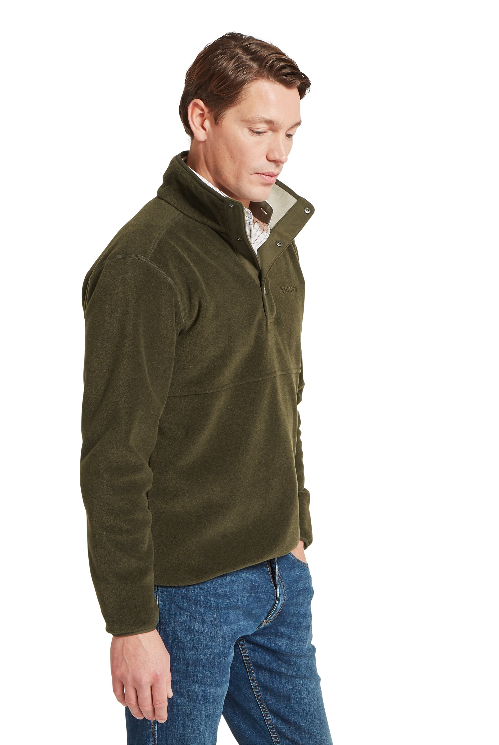 Schoffel Norton Fleece #Colour_Dark Olive