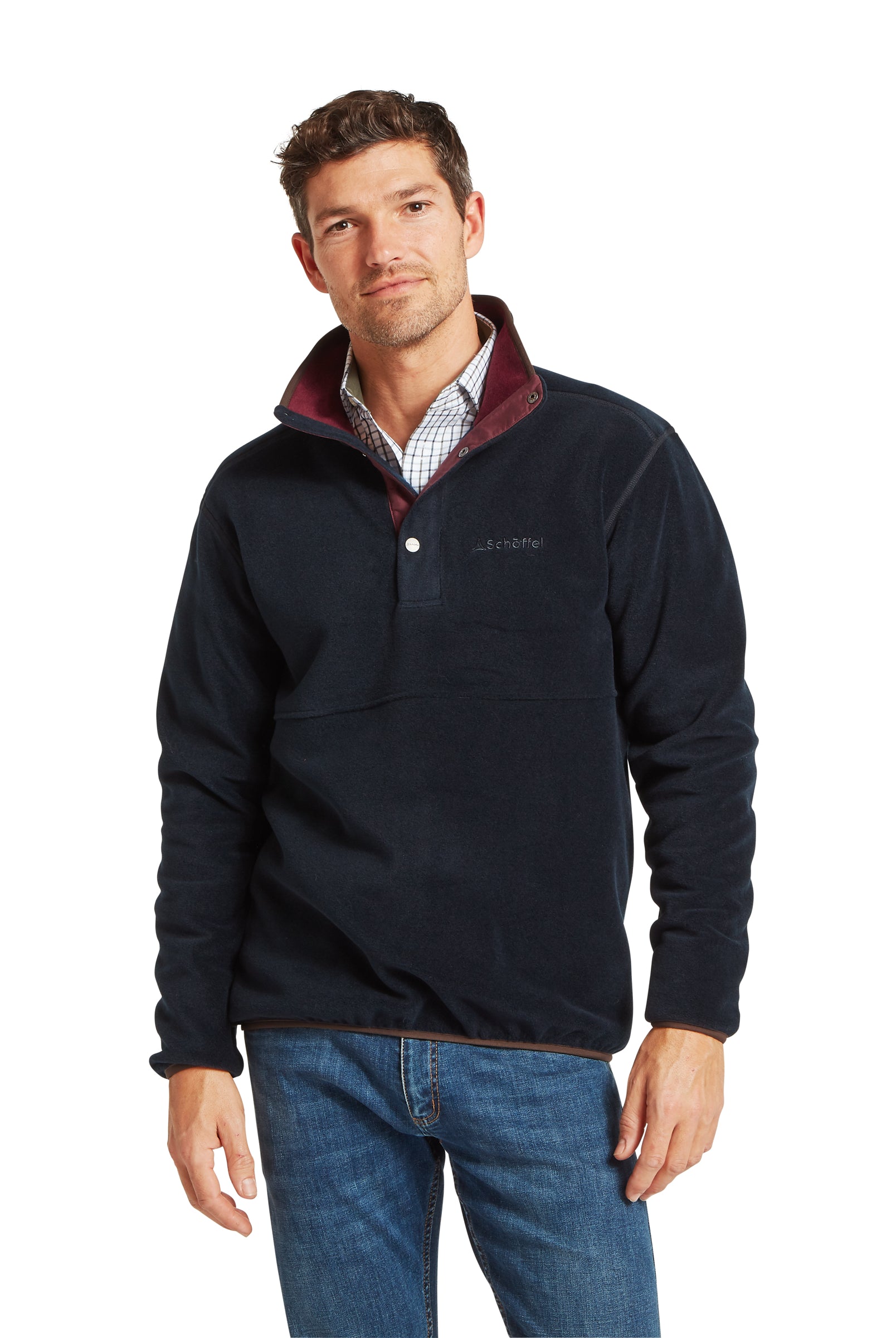 Schoffel Norton Fleece #Colour_Navy