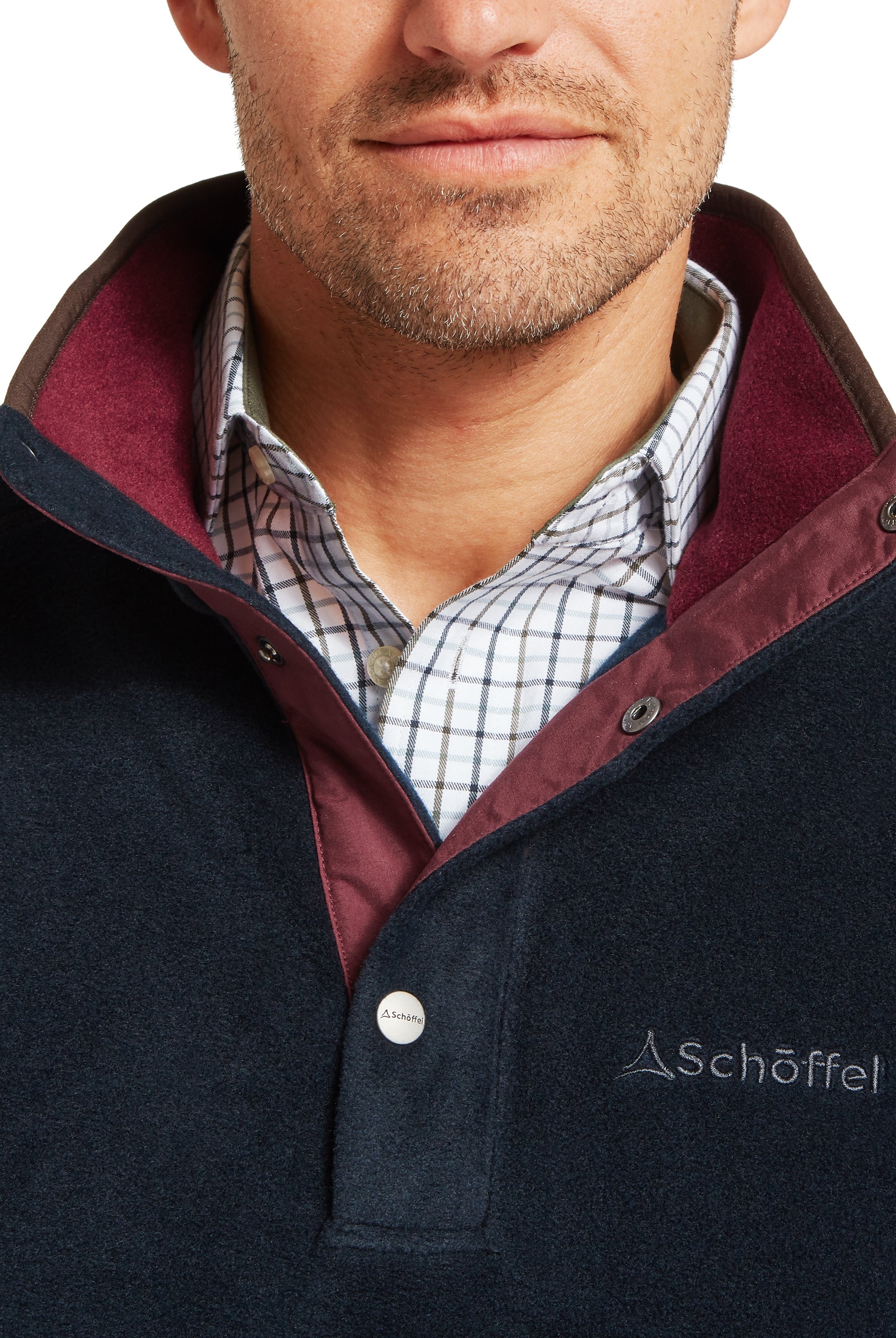 Schoffel Norton Fleece #Colour_Navy