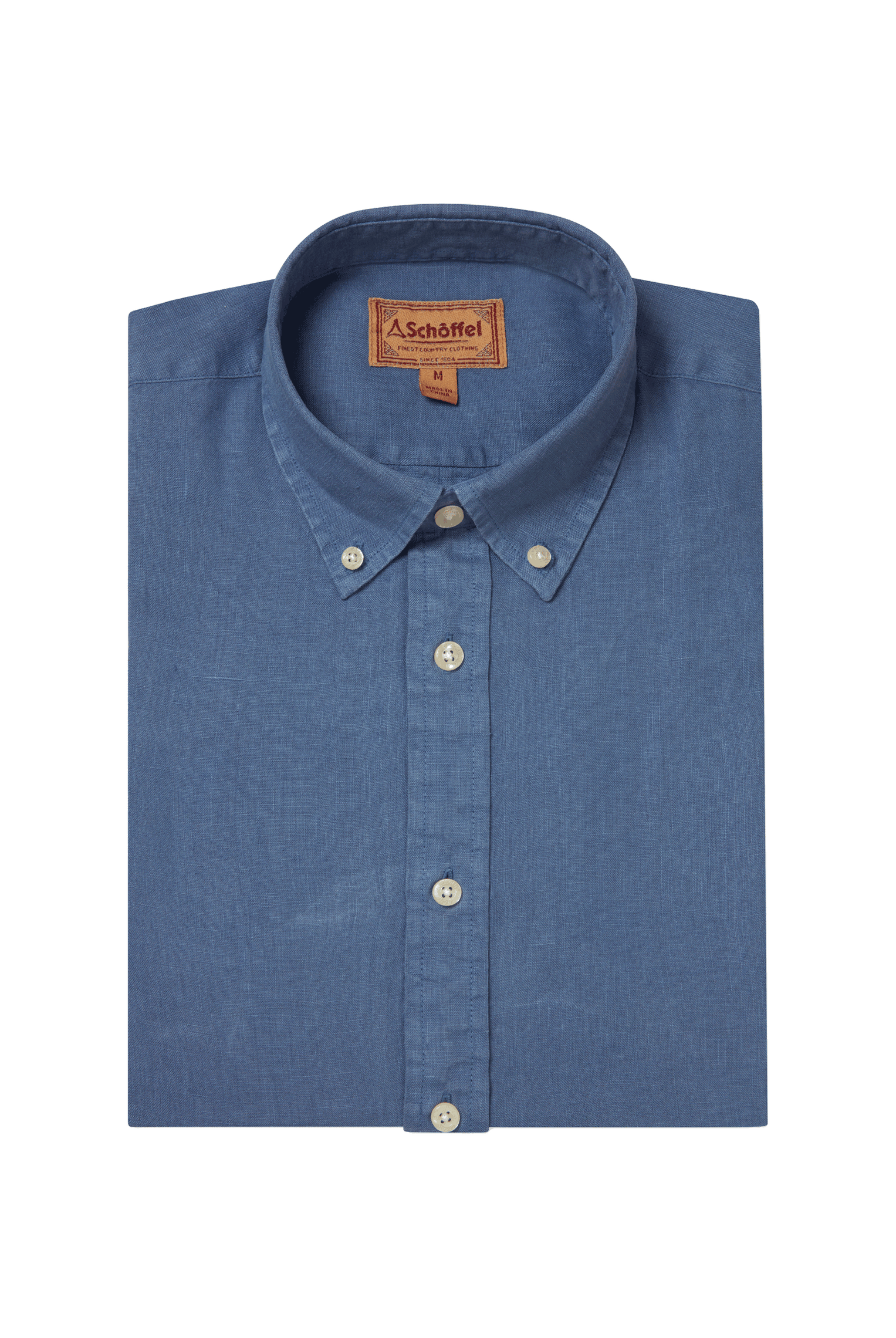 Schoffel French Navy Walsingham Linen Shirt #Colour_French Navy