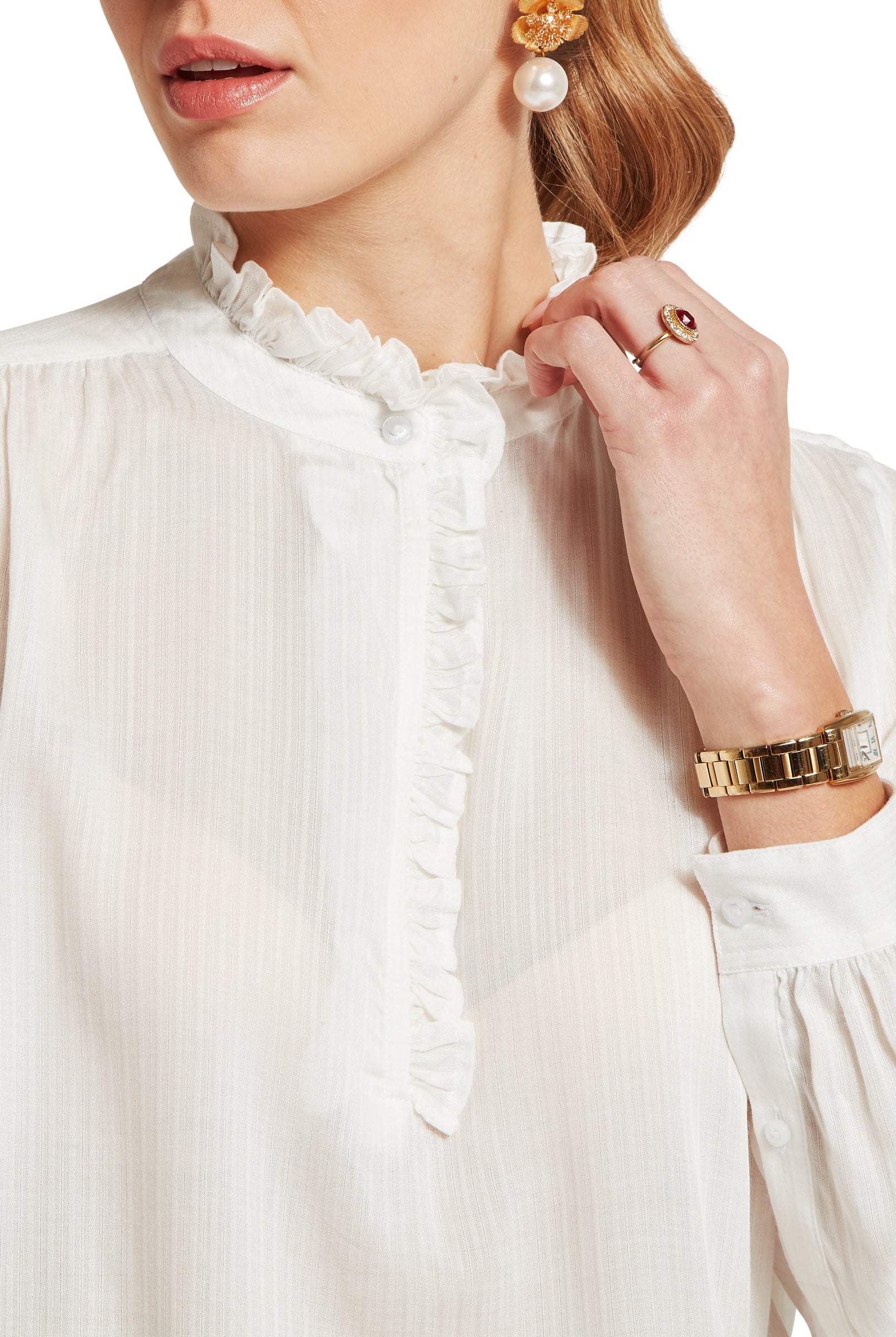 Schoffel Chelsworth Blouse #Colour_Soft White