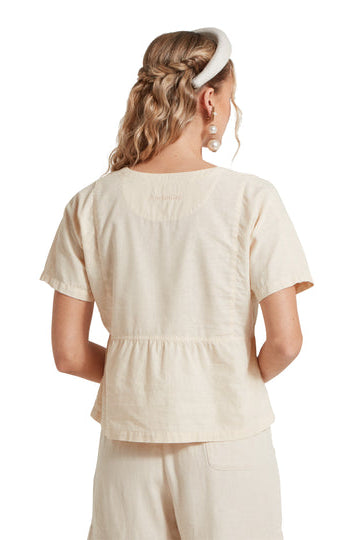 Schoffel Oat Lavenham Linen Top #Colour_Oat