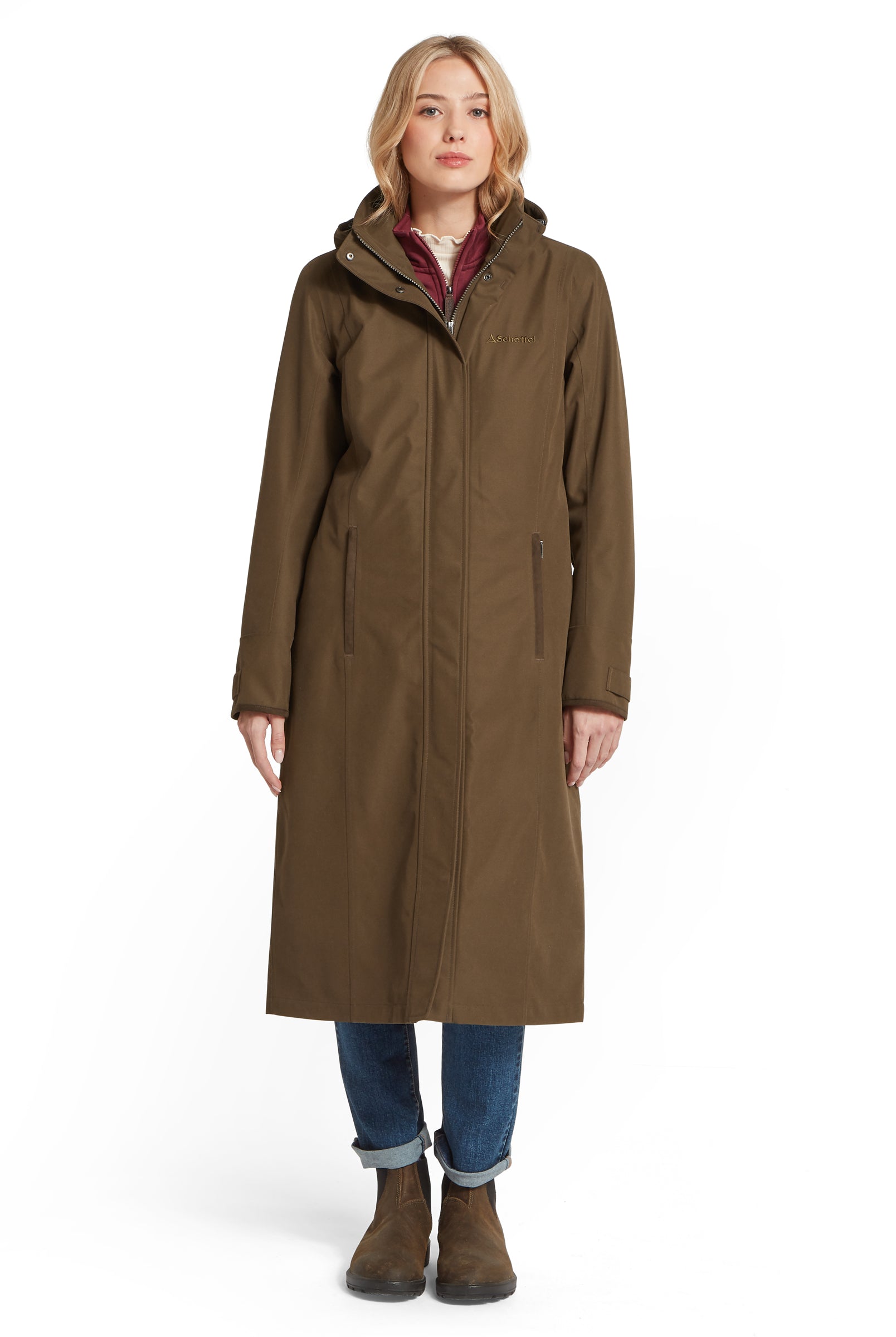 Schoffel Marefield WP Coat #Colour_Dark Caper