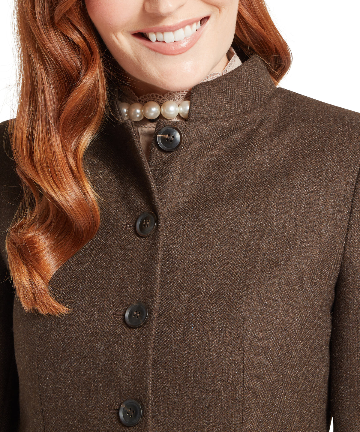 Schoffel St Abbs Tweed Blazer #Colour_Chocolate Herr Tweed