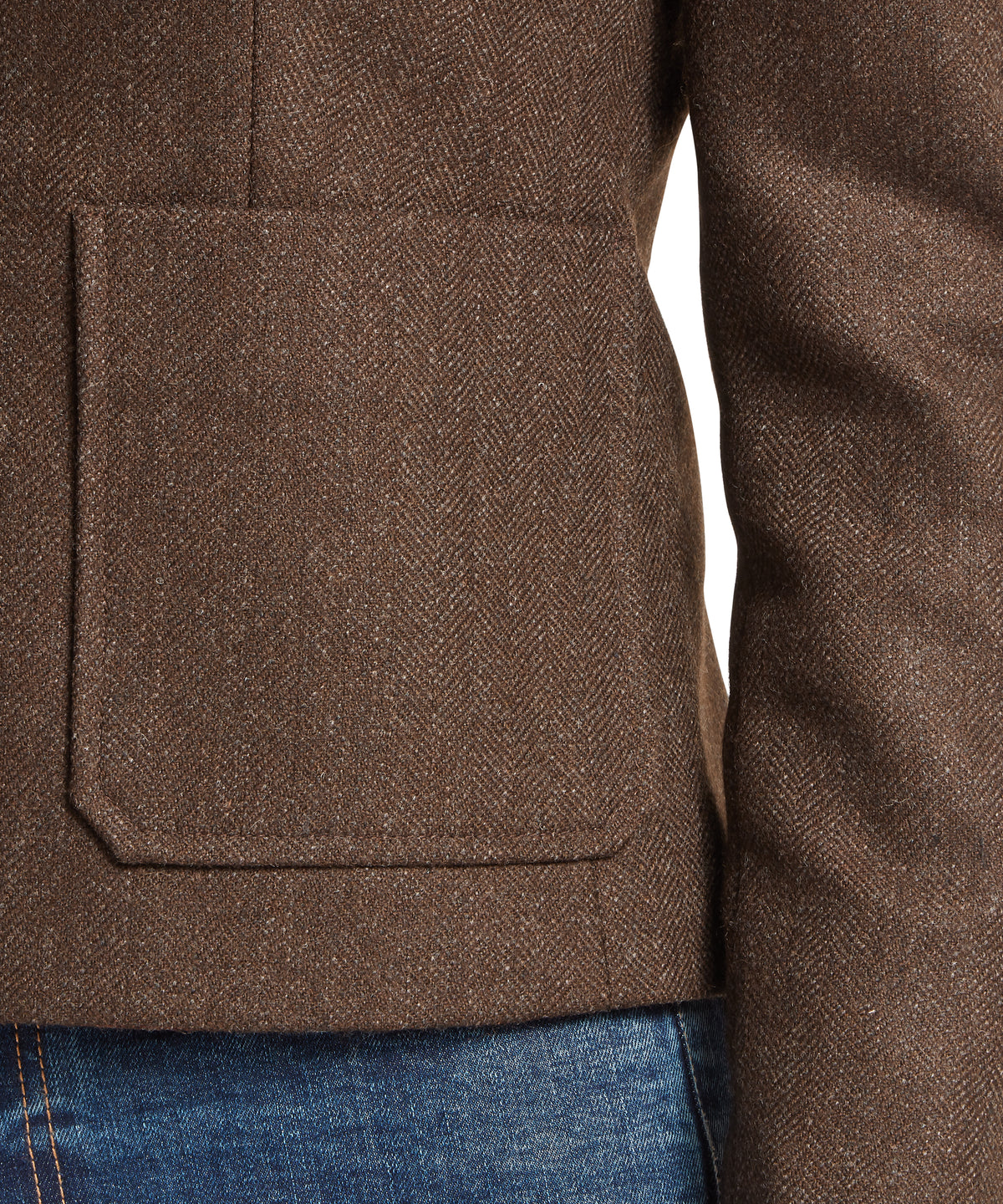 Schoffel St Abbs Tweed Blazer #Colour_Chocolate Herr Tweed