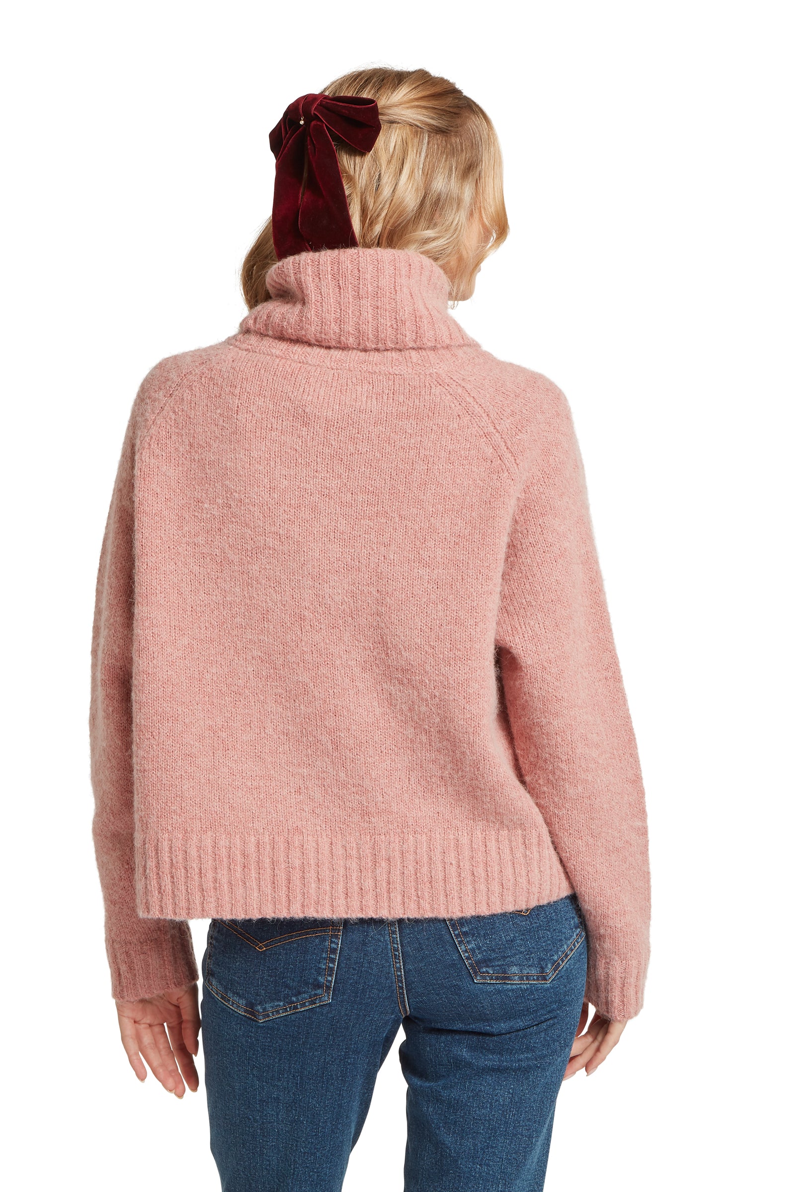 Schoffel Sutton Roll Neck Jumper #Colour_Dusky Pink