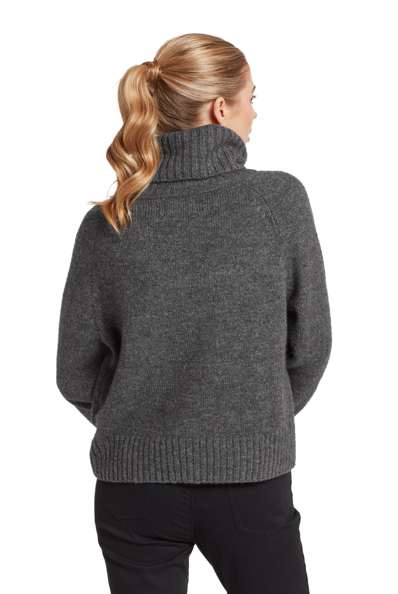 Schoffel Sutton Roll Neck Jumper #Colour_Charcoal