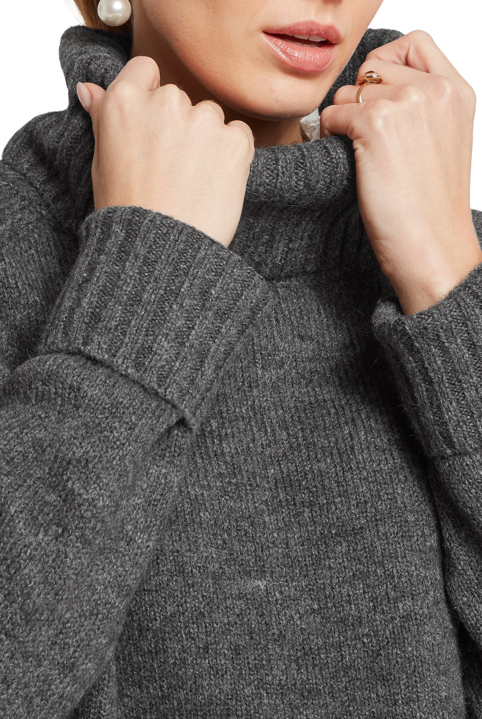Schoffel Sutton Roll Neck Jumper #Colour_Charcoal