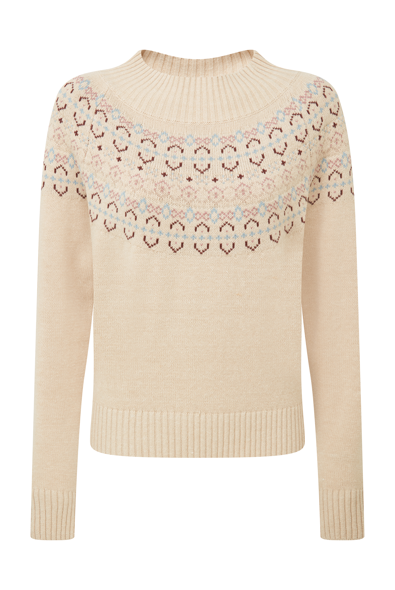 Schoffel Tresness Fairisle Jumper #Colour_Port/Lake
