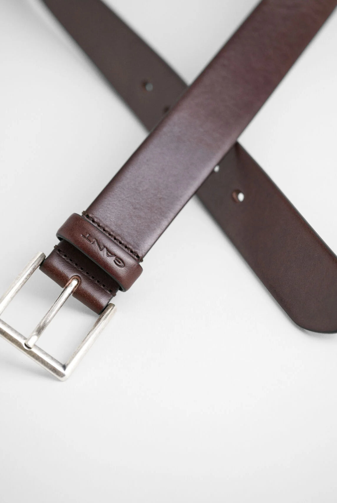 GANT Classic Leather Belt #Colour_Rich Brown