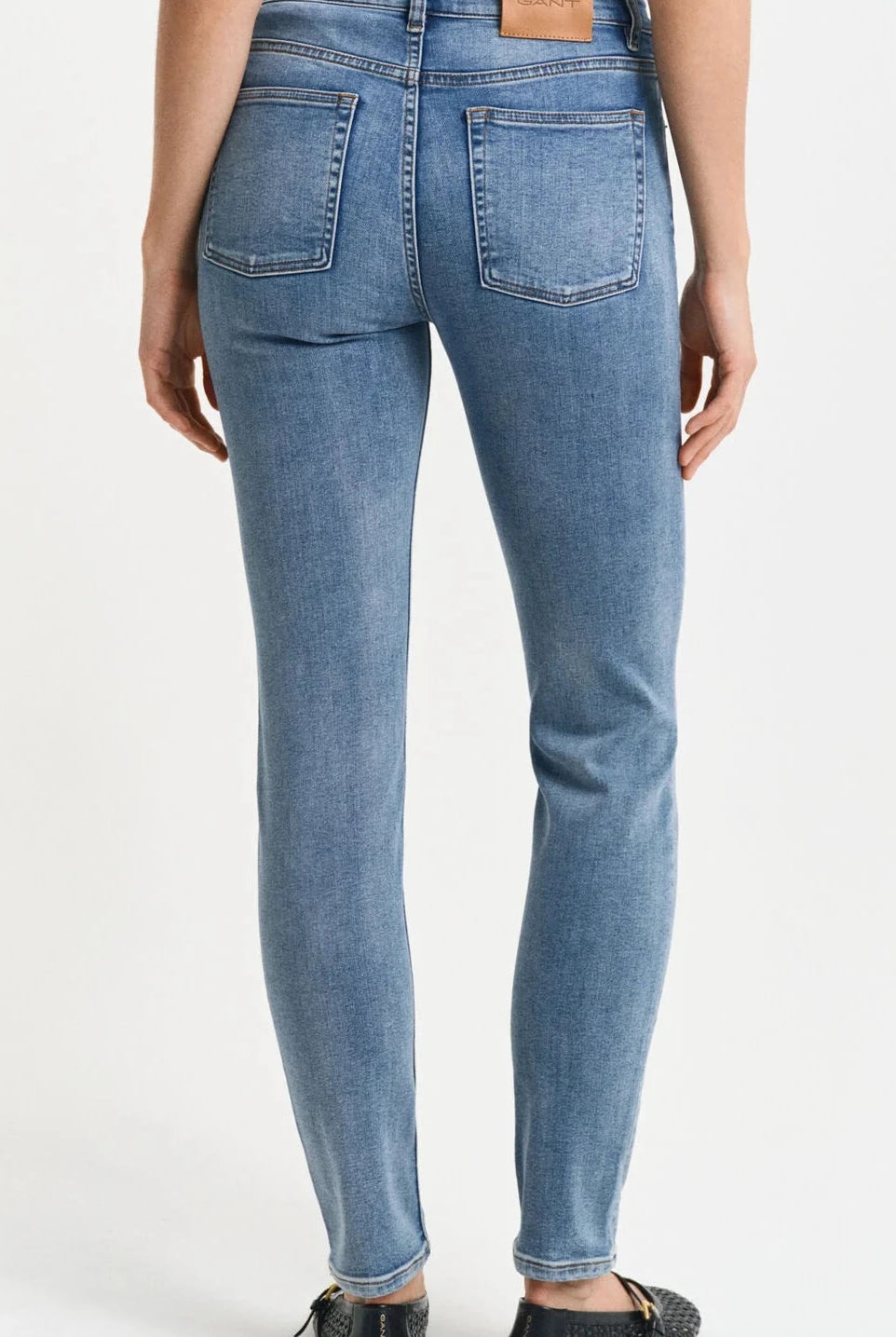 GANT Slim Stretch Jeans #Colour_Light Blue Worn In