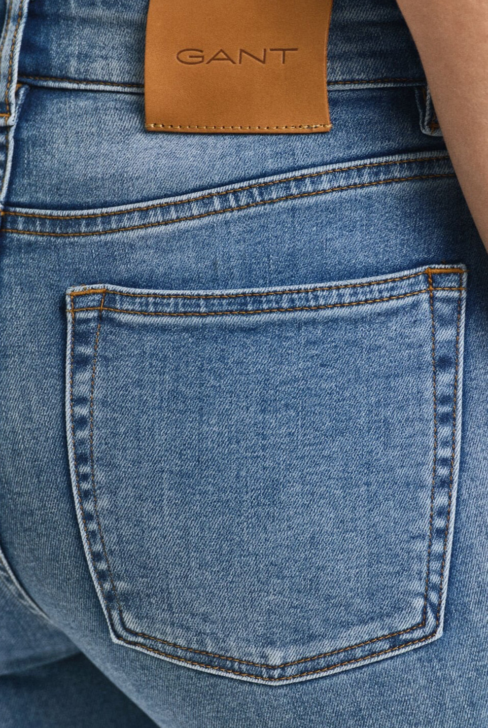 GANT Slim Stretch Jeans #Colour_Light Blue Worn In