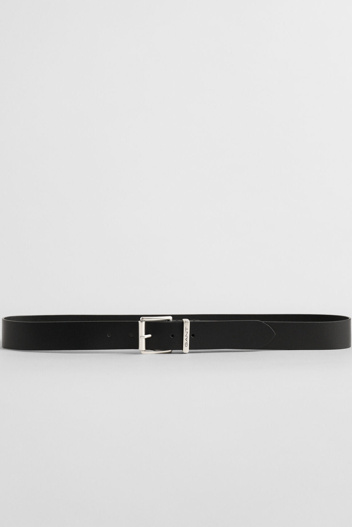 GANT Logo Leather Belt #Colour_Black