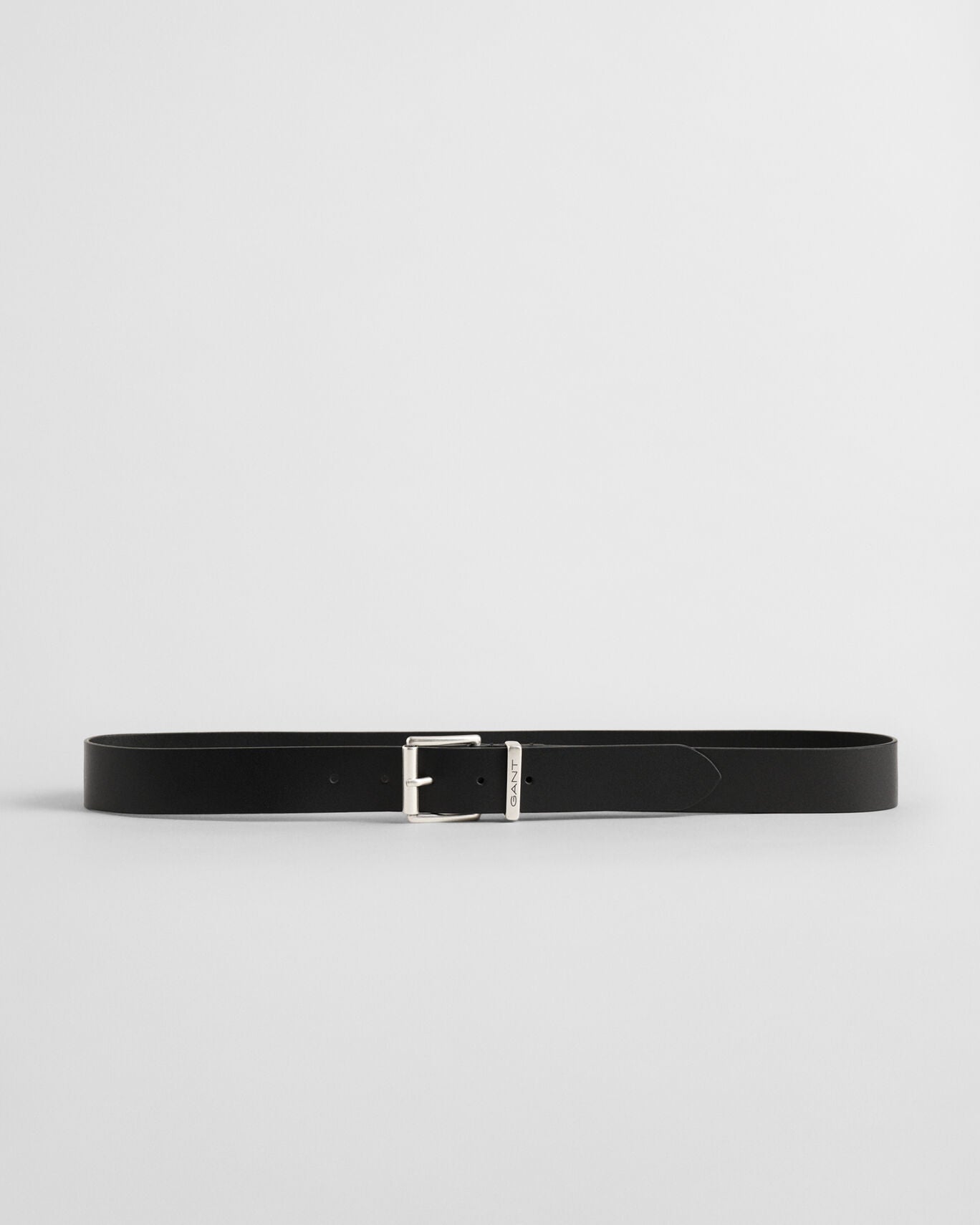 GANT Logo Leather Belt #Colour_Black
