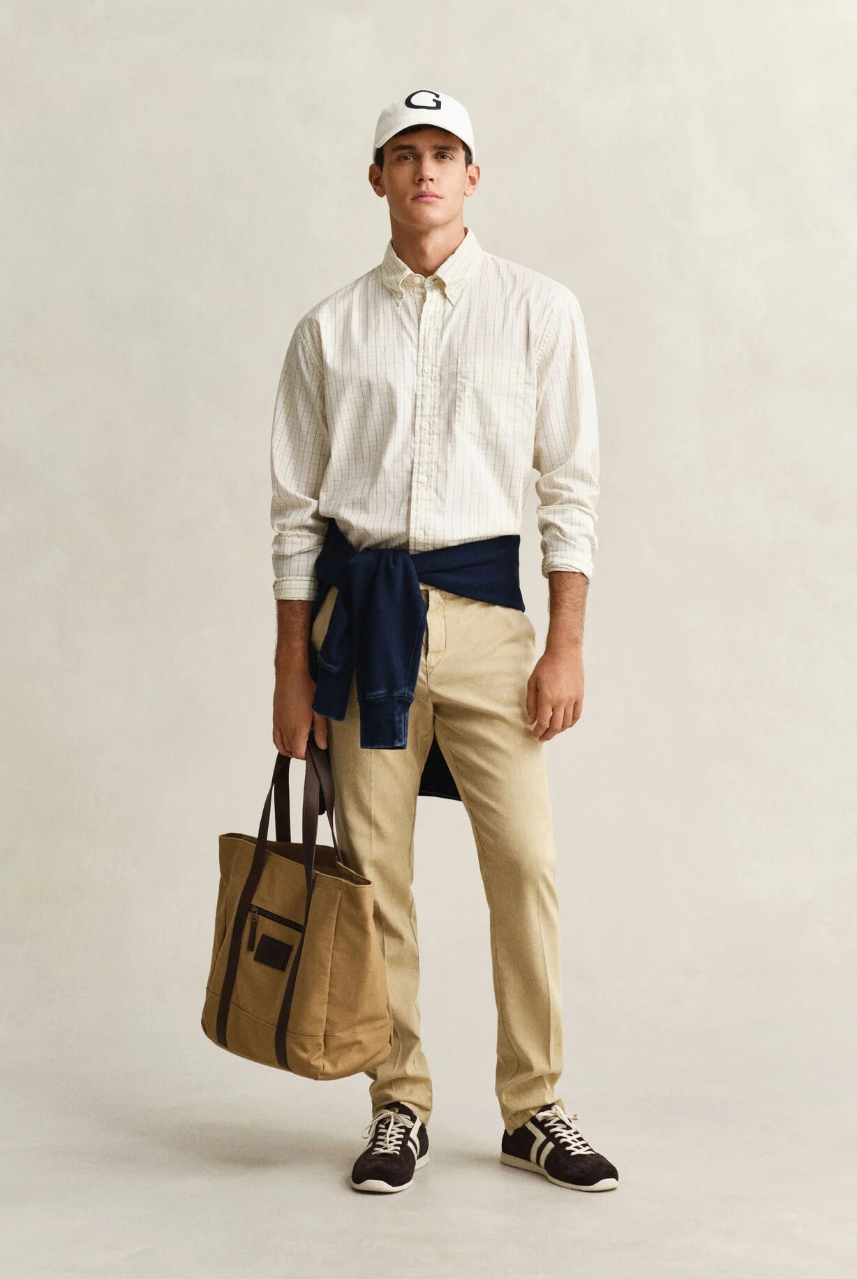 GANT Oat Slim Cotton Linen Chino #Colour_Oat