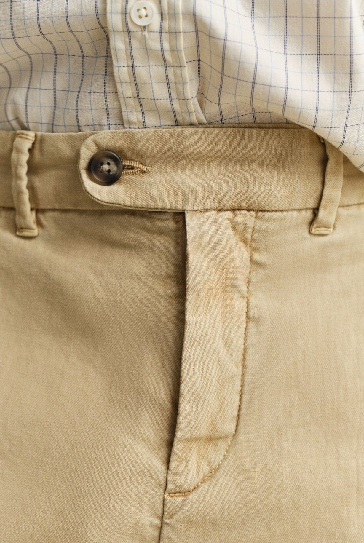 GANT Oat Slim Cotton Linen Chino #Colour_Oat