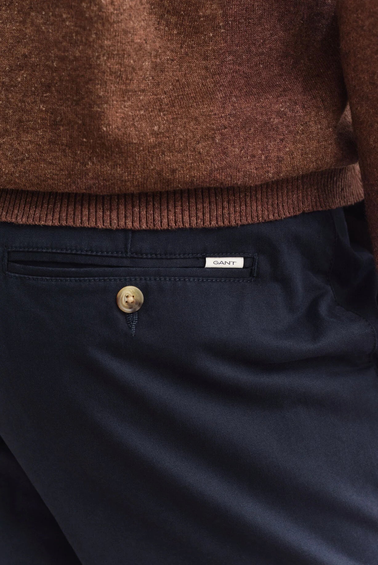 GANT Evening Blue Reg Classic Chino Shorts #Colour_Evening Blue