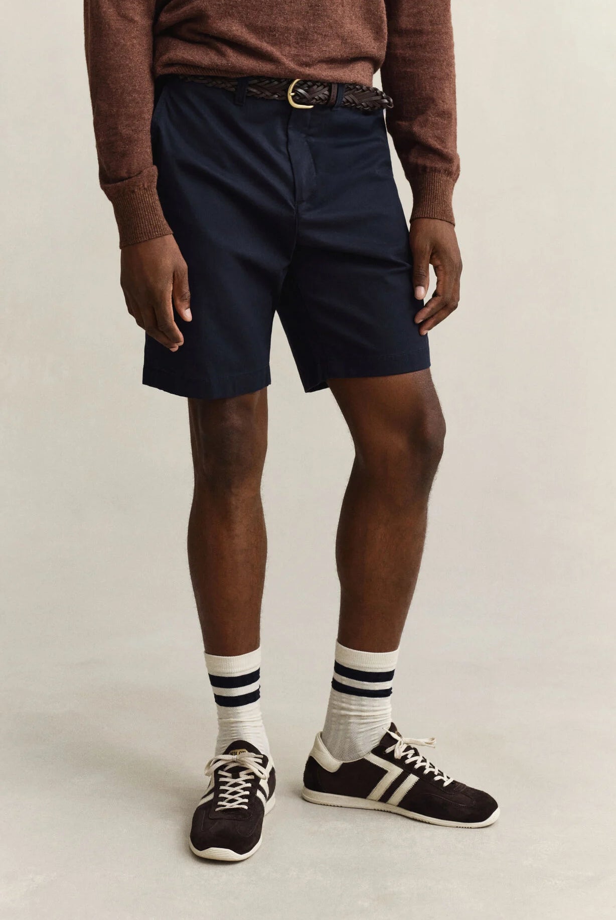 GANT Evening Blue Reg Classic Chino Shorts #Colour_Evening Blue