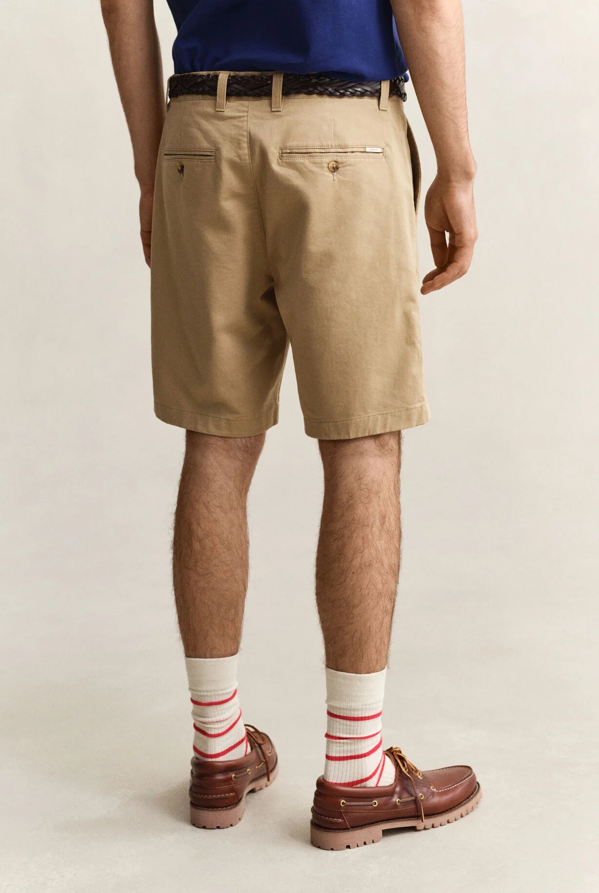 GANT Dark Khaki Reg Classic Chino Shorts #Colour_Dark Khaki
