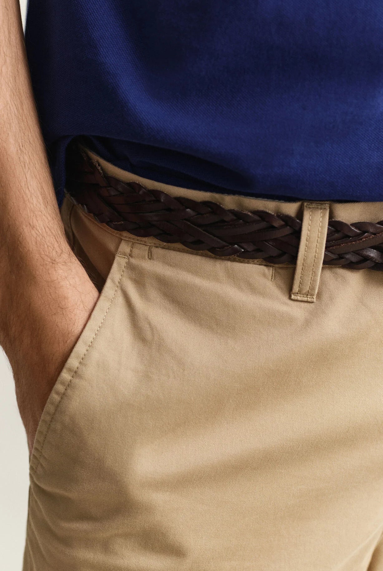 GANT Dark Khaki Reg Classic Chino Shorts #Colour_Dark Khaki
