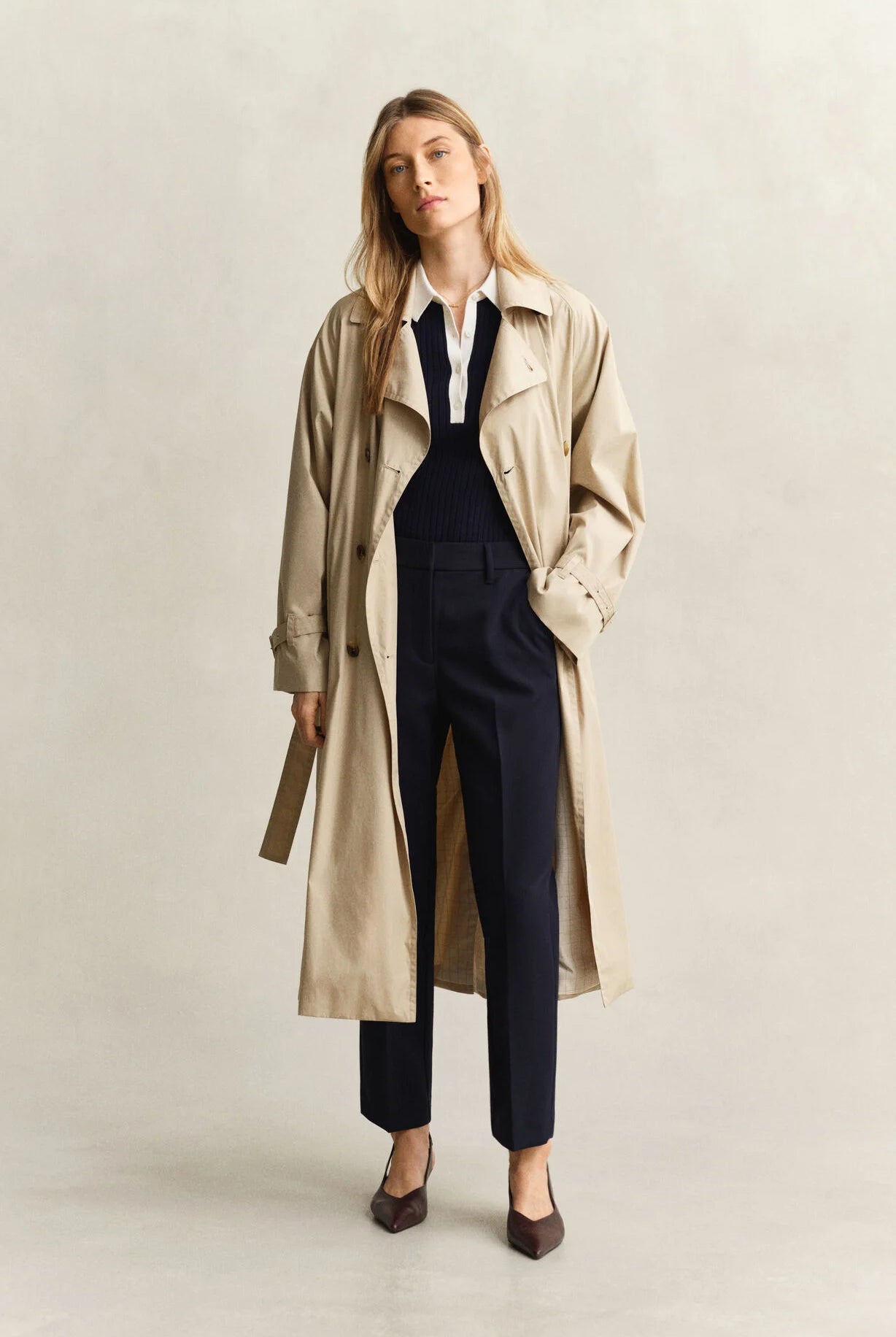 GANT Evening Blue Slim Slack #Colour_Evening Blue