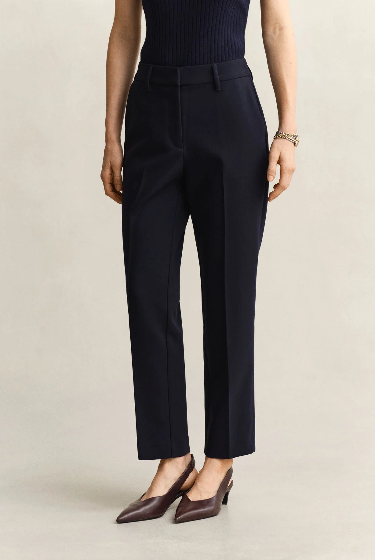 GANT Evening Blue Slim Slack #Colour_Evening Blue
