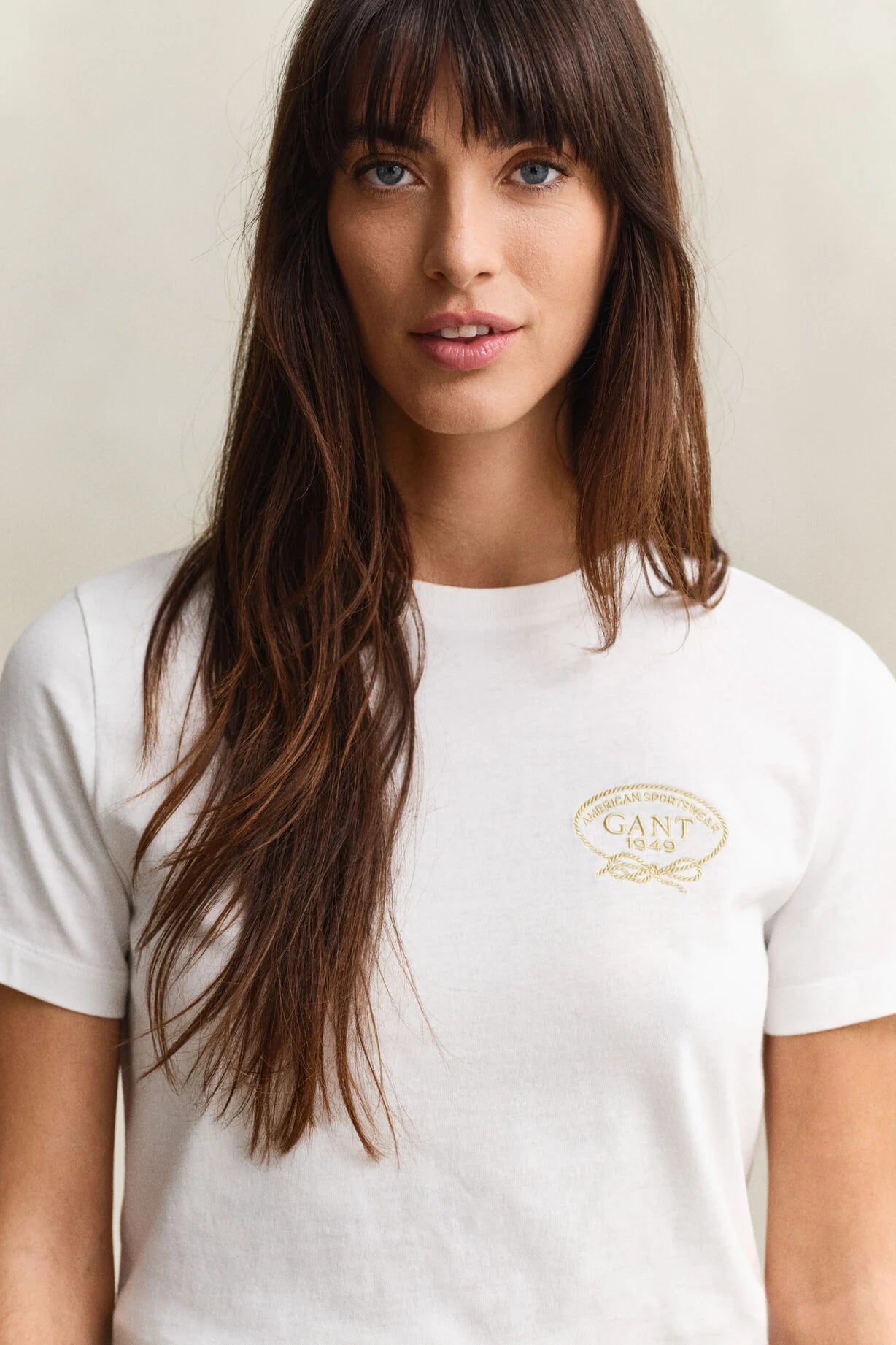 GANT Eggshell Rope Graphic SS T-Shirt #Colour_Eggshell
