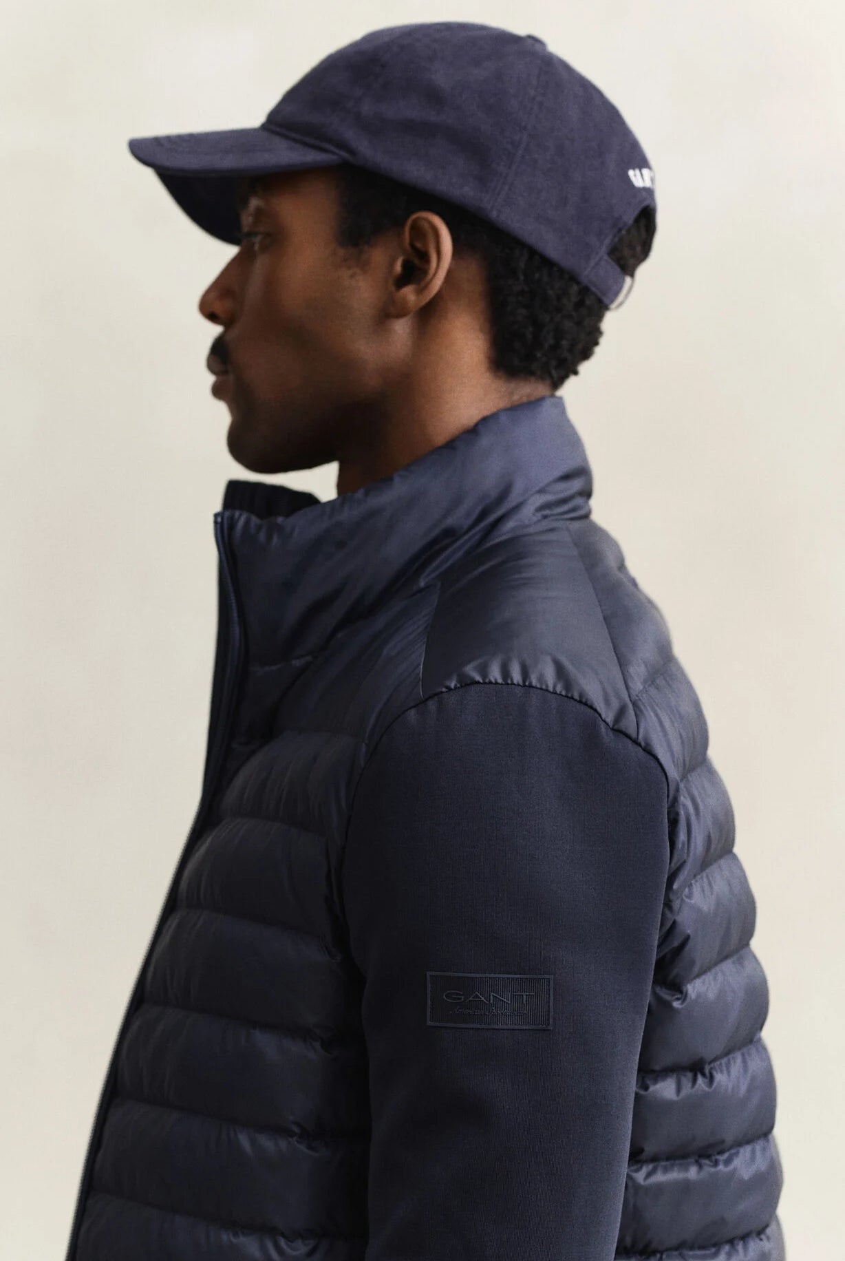 GANT Evening Blue Hybrid Jacket #Colour_Evening Blue