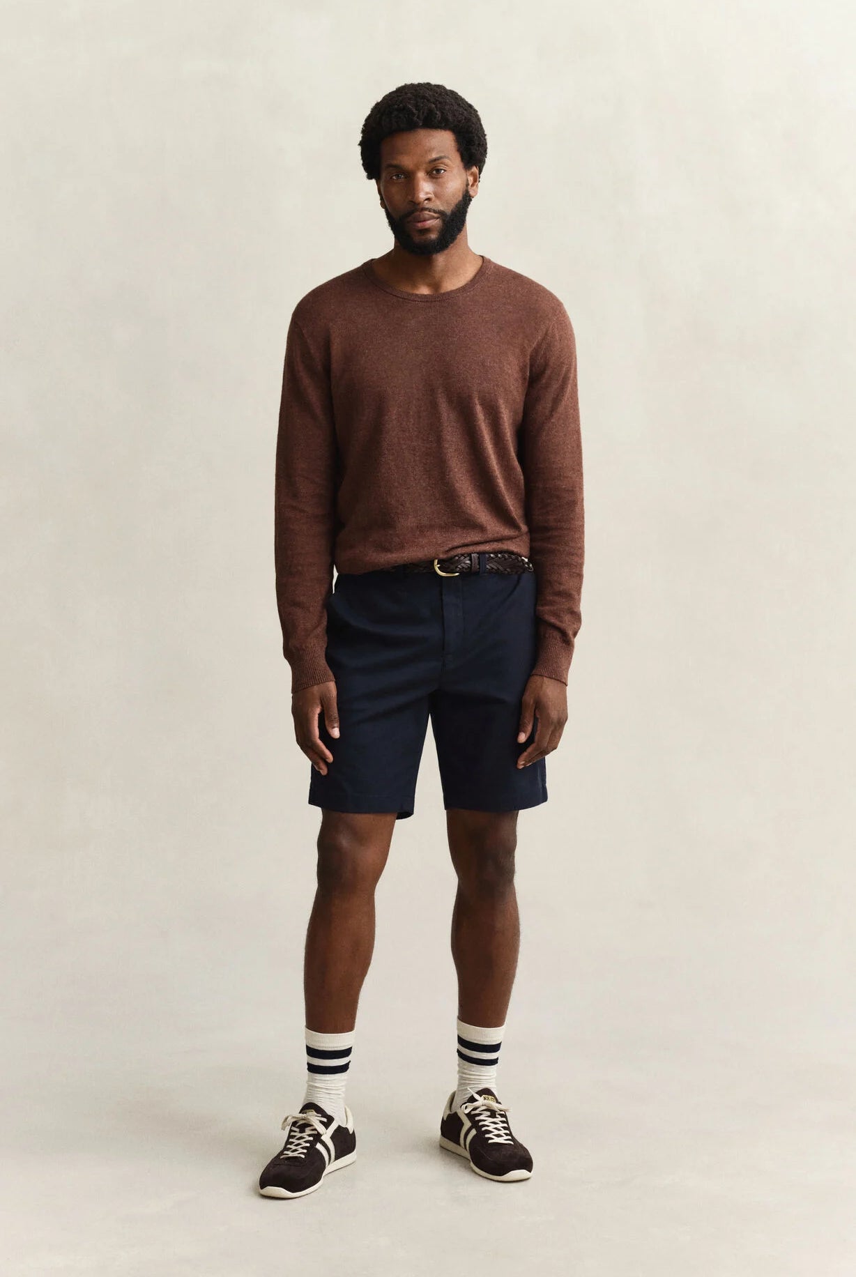 GANT Evening Blue Reg Classic Chino Shorts #Colour_Evening Blue