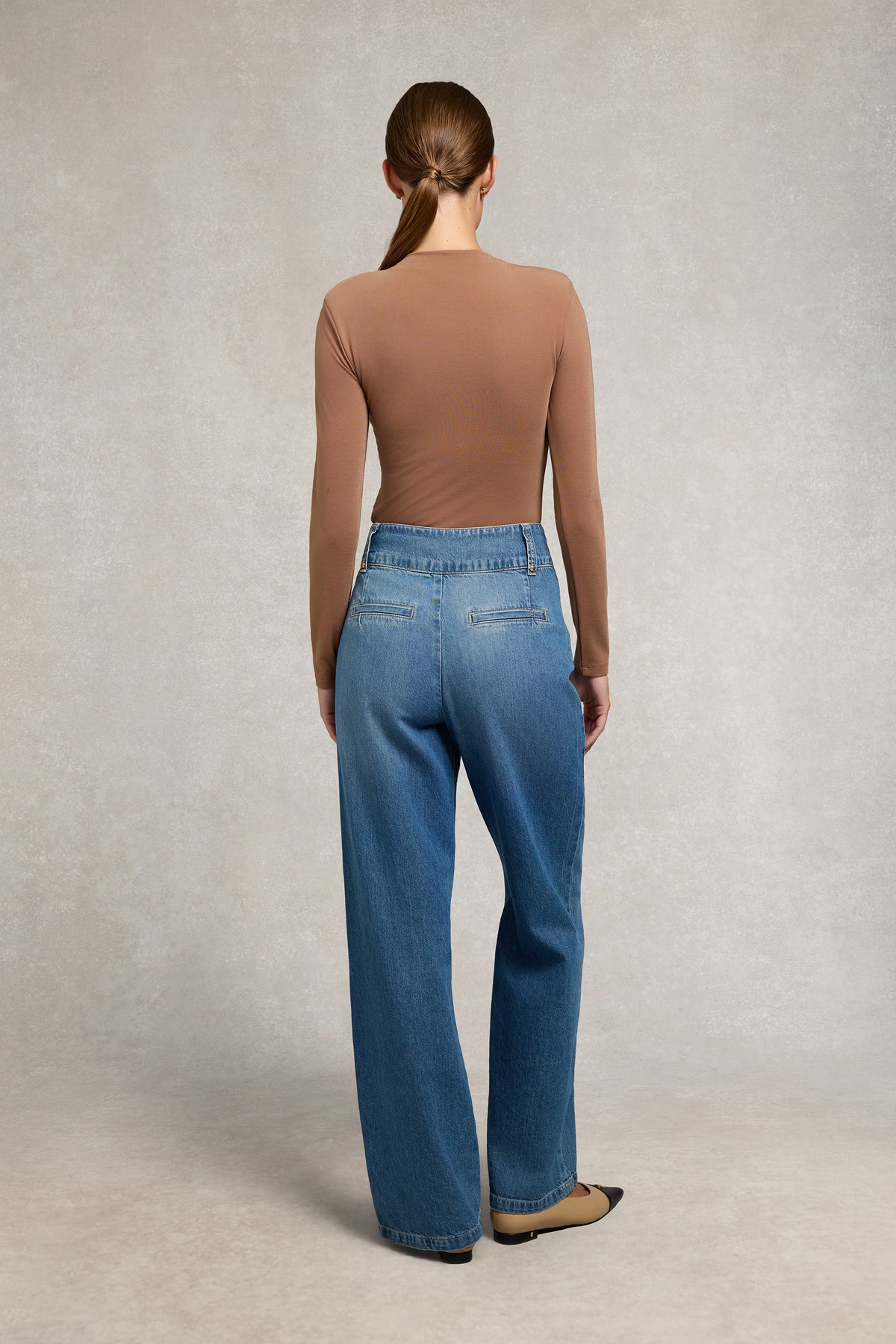 Holland Cooper Harper Long Sleeve Top #Colour_Toffee
